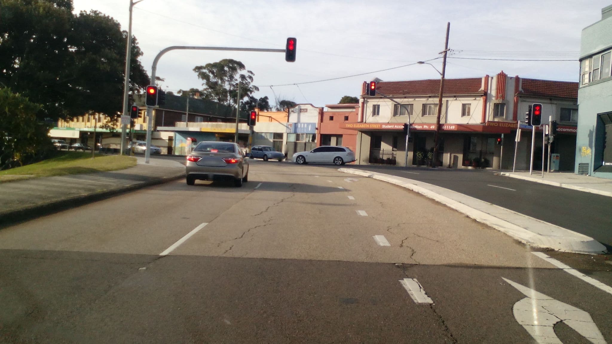 Street view near Newcastle Student Accomodation, Tighes Hill — © marki (CC BY-SA · Mapillary)