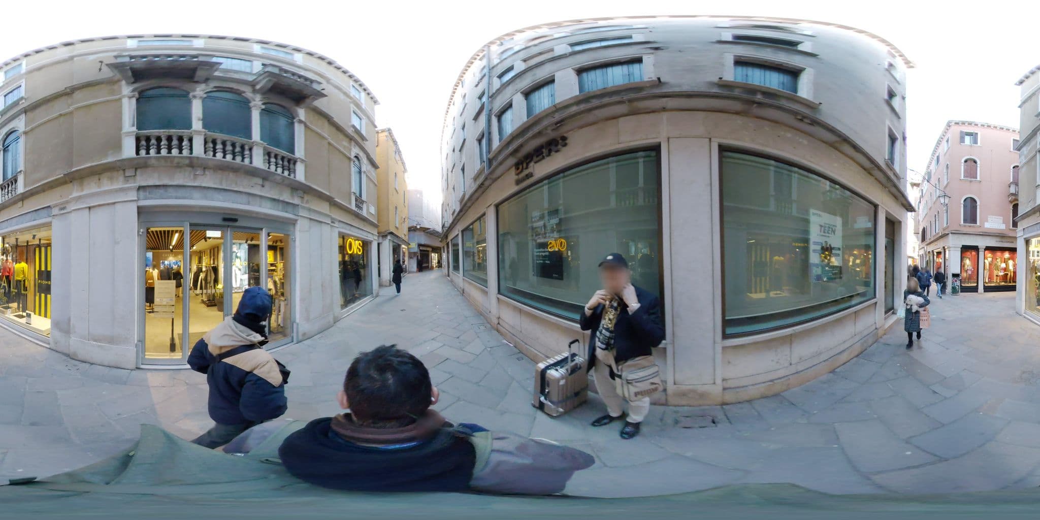 Street view near La Serenissima, Venice