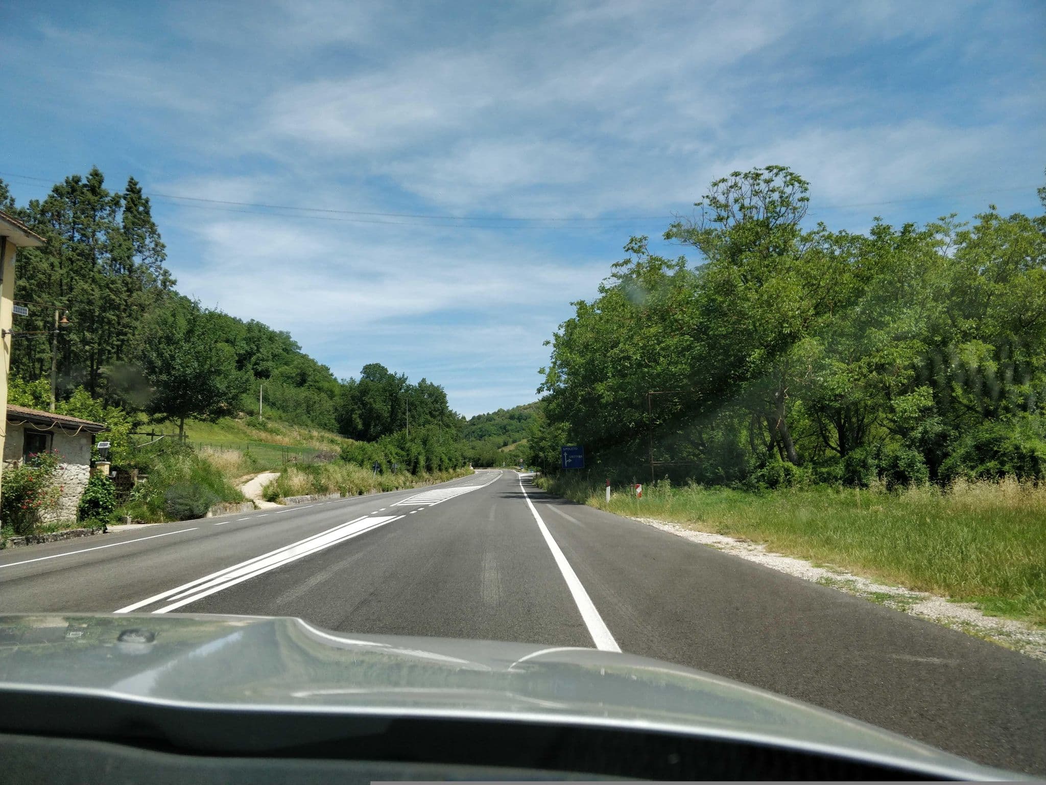 Street view near Le Pecore Gialle, Ferentillo — © panbauletto (CC BY-SA · Mapillary)