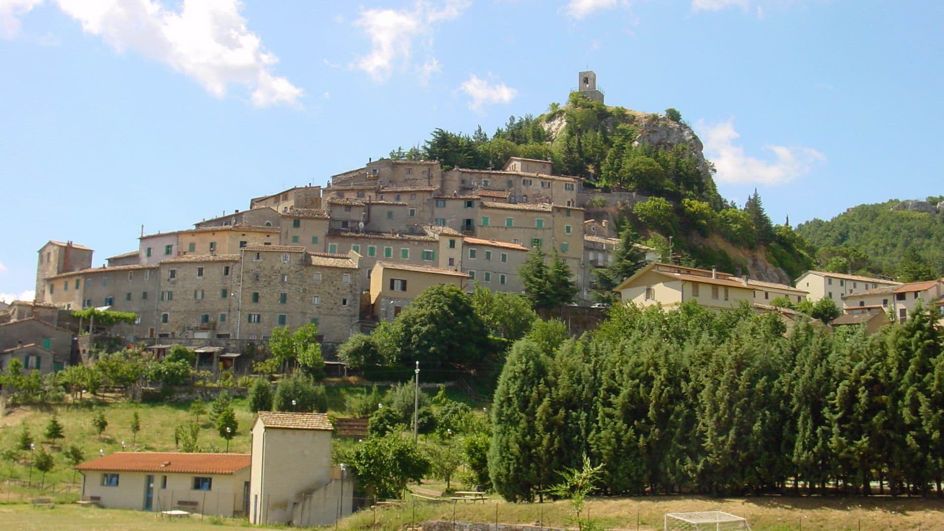Street view near Valdorcia Resort, Abbadia San Salvatore — © voltadino (CC BY-SA · Mapillary)