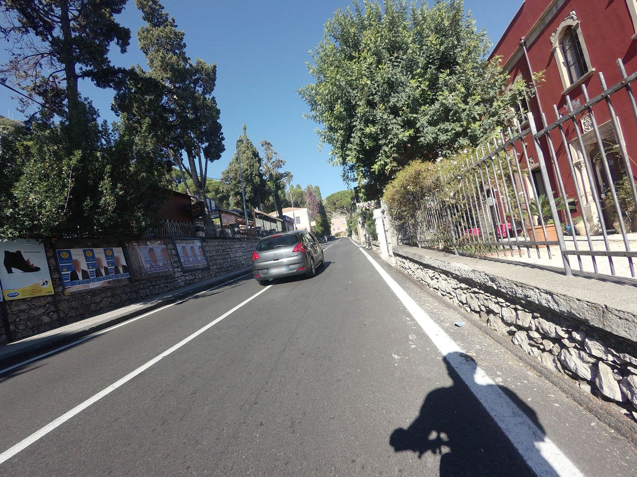 Street view near Villa Astoria, Taormina