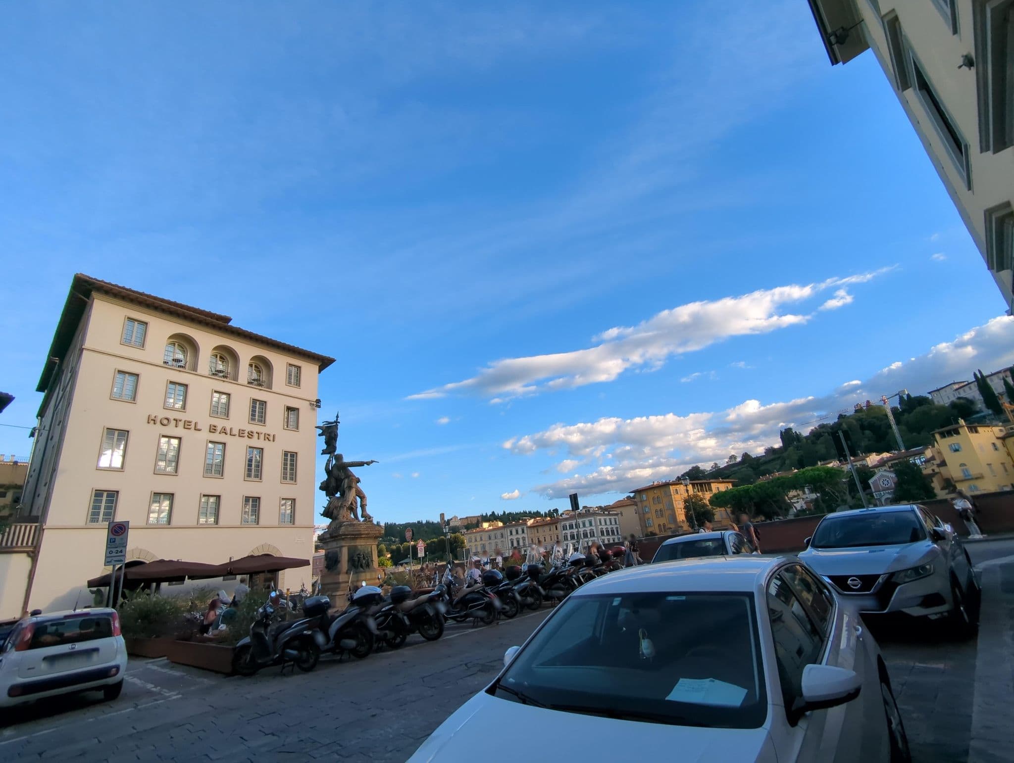 Street view near Hotel Balestri, Florence