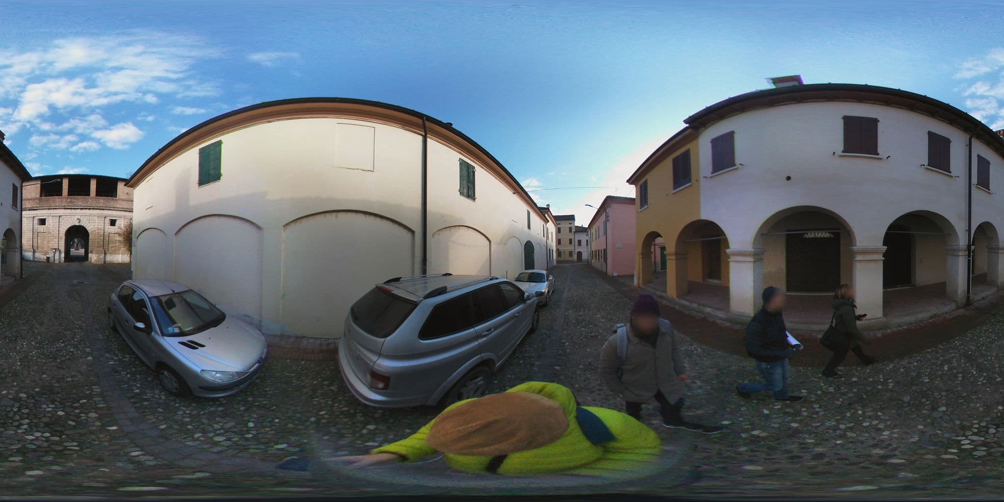 Street view near Toson d'Oro, Sabbioneta — © danielevilla (CC BY-SA · Mapillary)