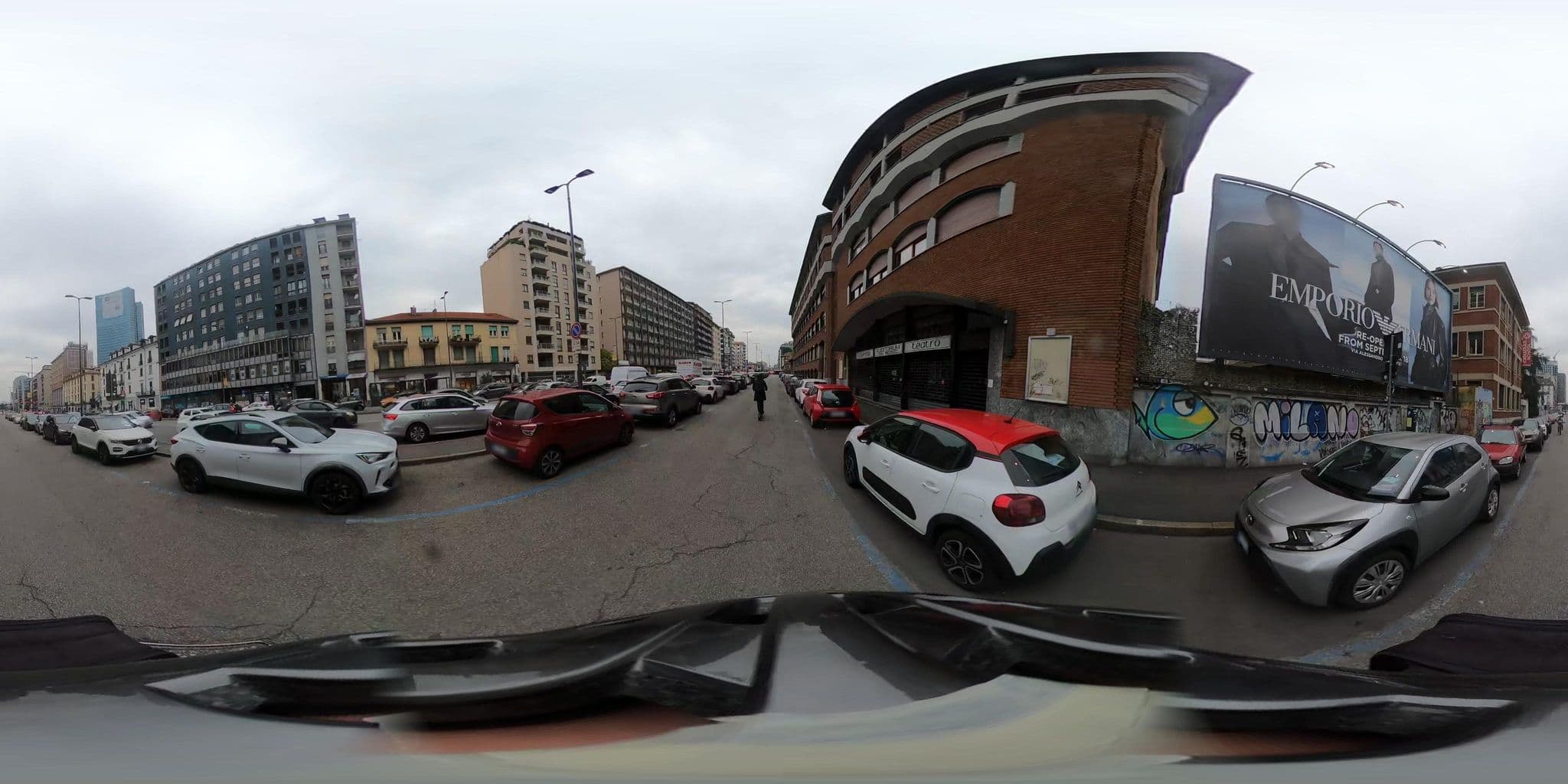 Street view near Casa di Matisse, Chinatown — © jacopofar (CC BY-SA · Mapillary)