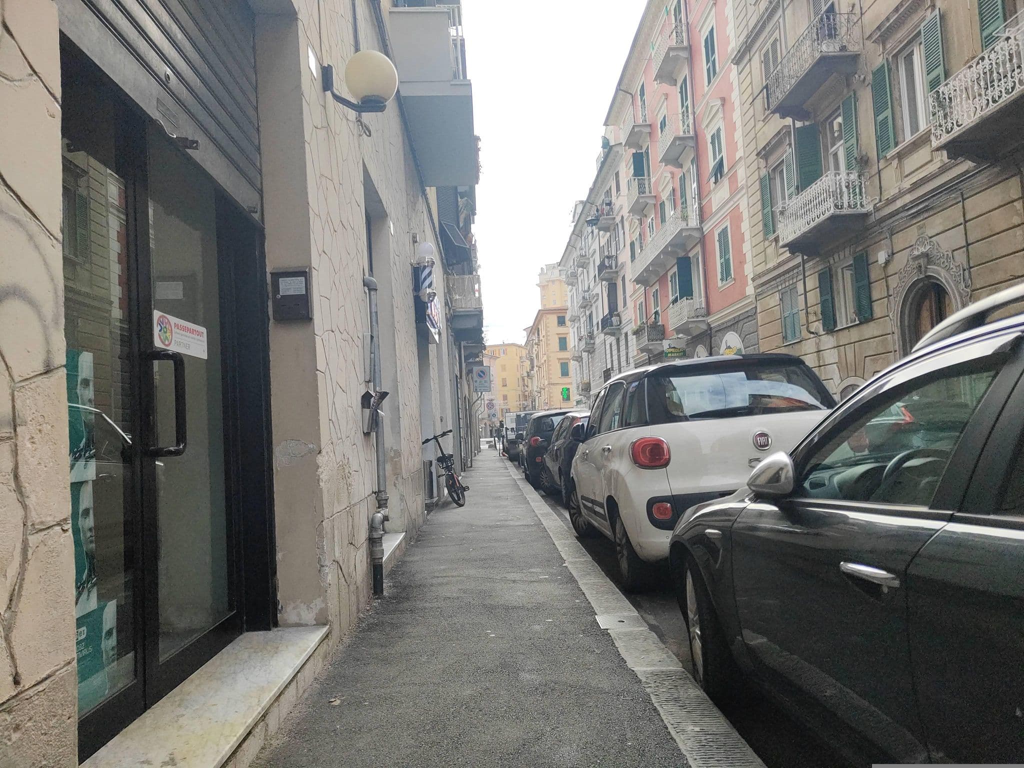 Street view near Leo's home, La Spezia