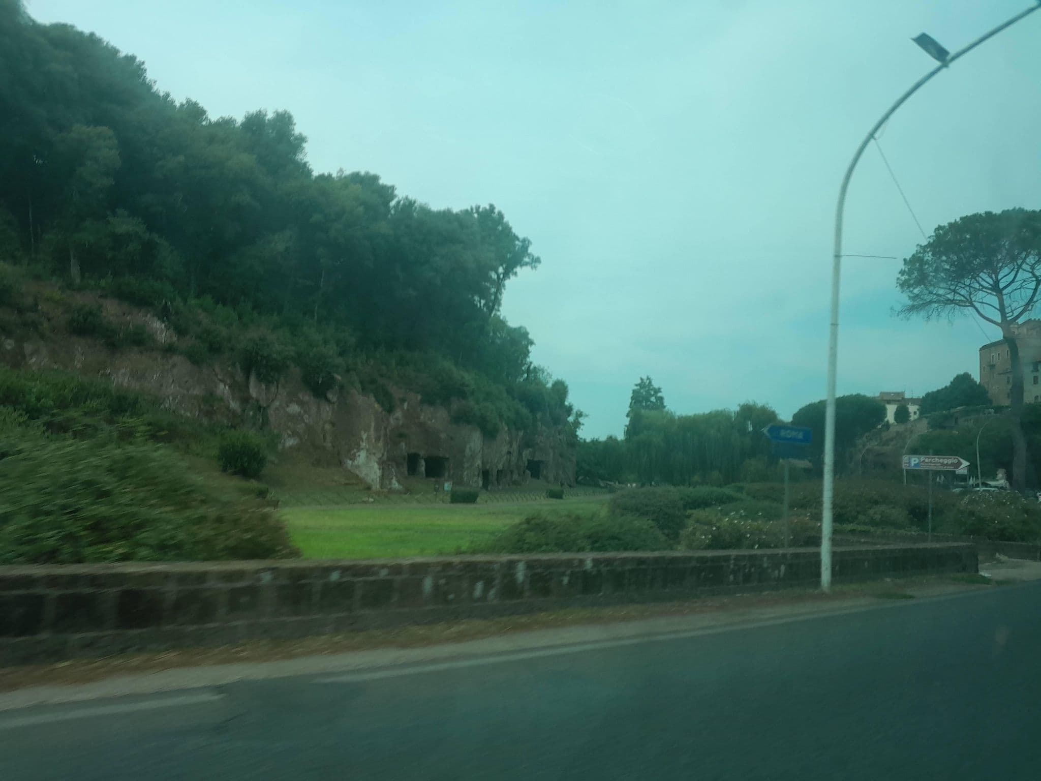Street view near Le Terrecotte, Sutri — © omfg_notpr (CC BY-SA · Mapillary)