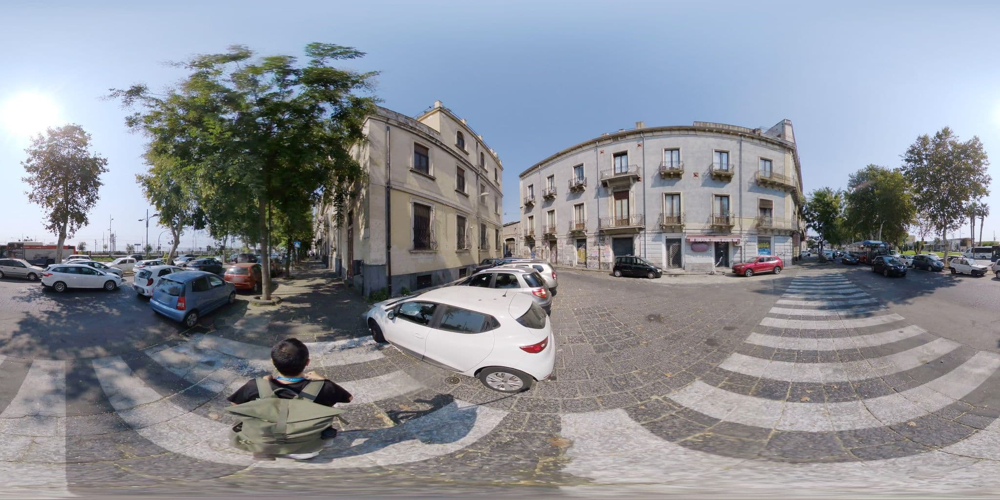 Street view near B&B King, Catania