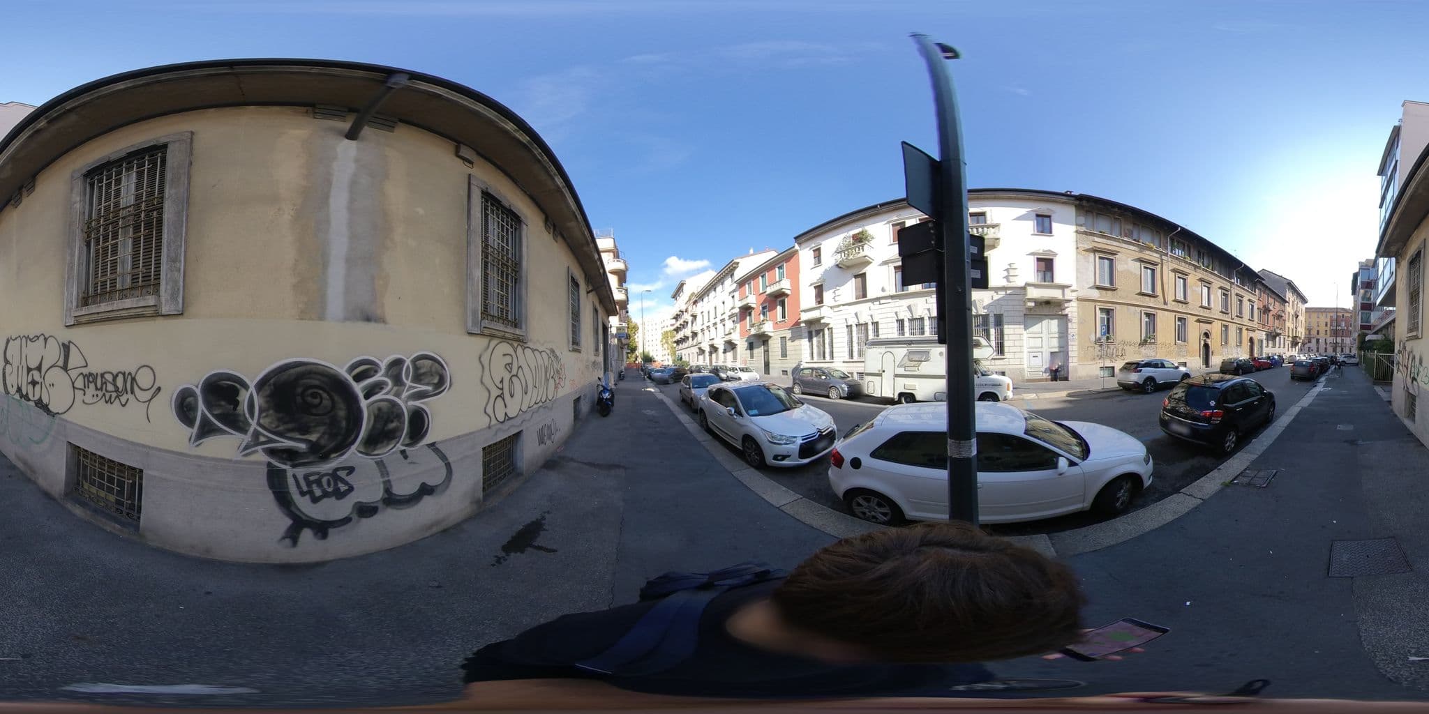 Street view near Bed and Breakfast Casa Titta, Chinatown — © lorenzostucchi (CC BY-SA · Mapillary)