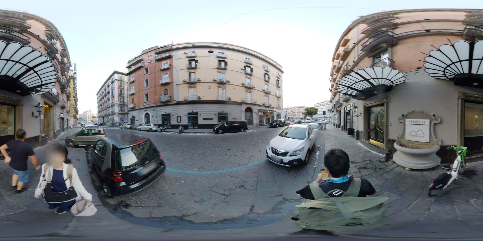 Street view near The Station Napoli B&B, Naples — © mapconcierge (CC BY-SA · Mapillary)