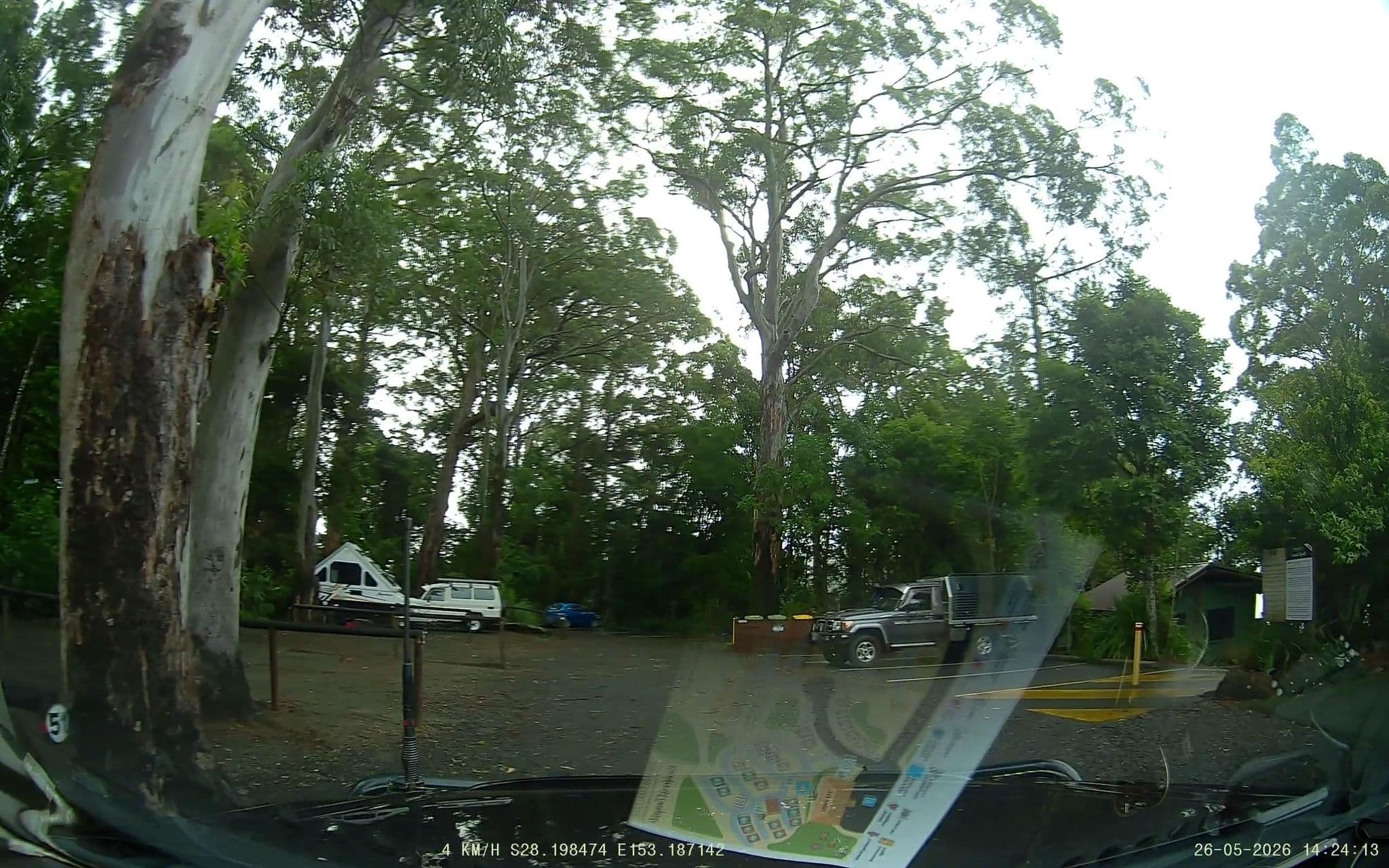 Street view near Binna Burra Mountain Lodge Campsite, Tallebudgera Valley — © fizzie (CC BY-SA · Mapillary)