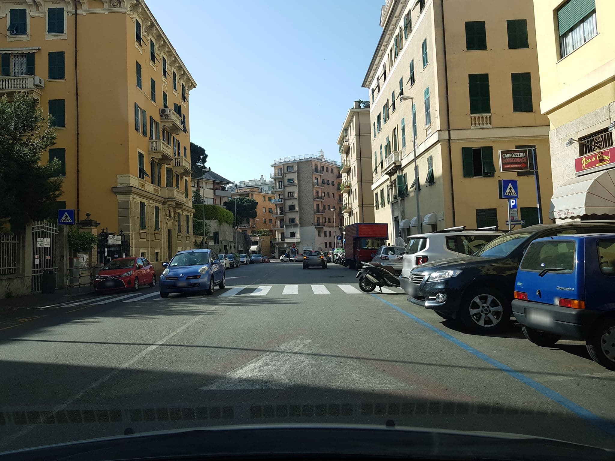 Street view near Il Genovino, Genoa