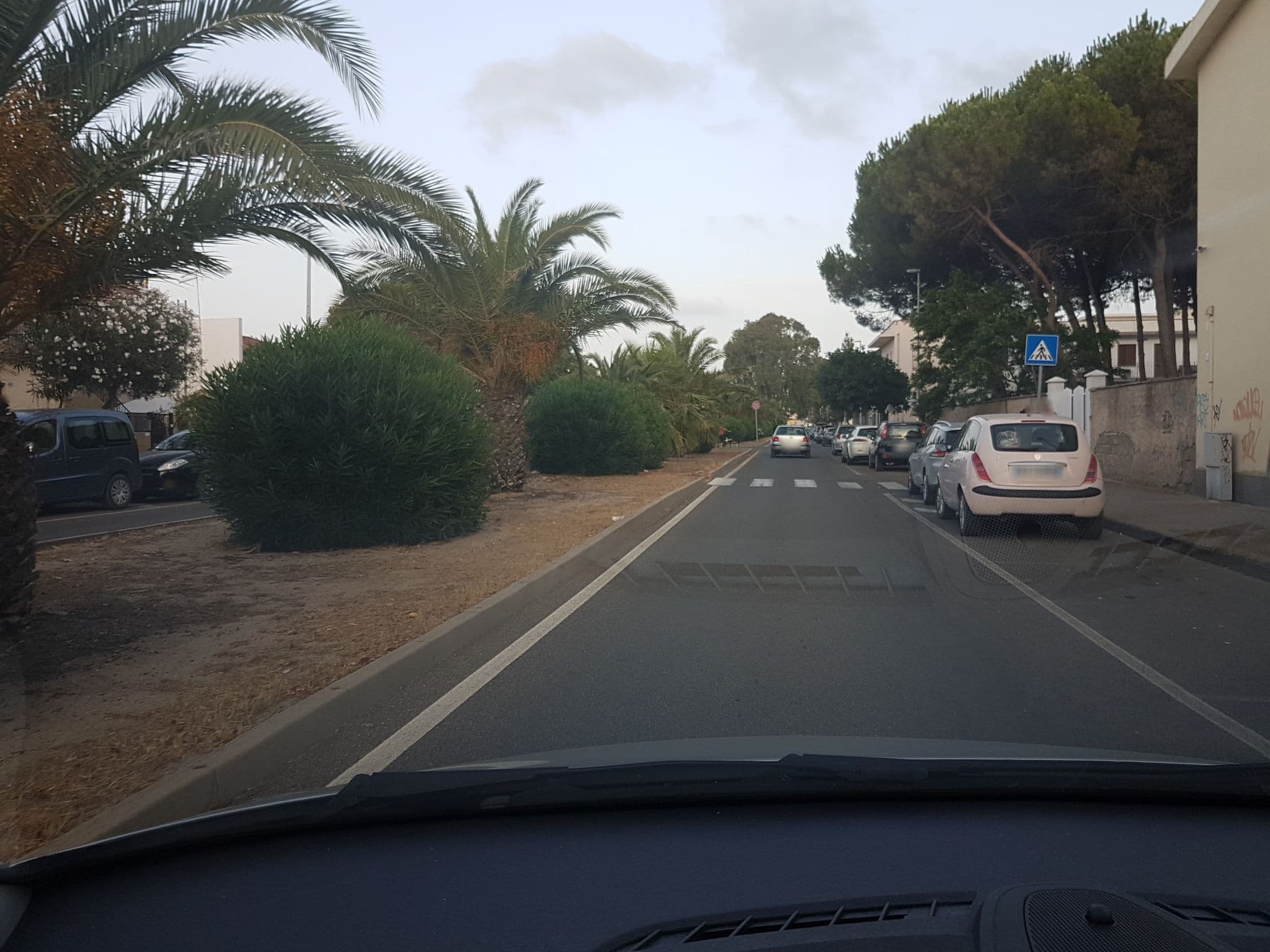 Street view near Casa "Stella Maris", Cabras — © damjang (CC BY-SA · Mapillary)