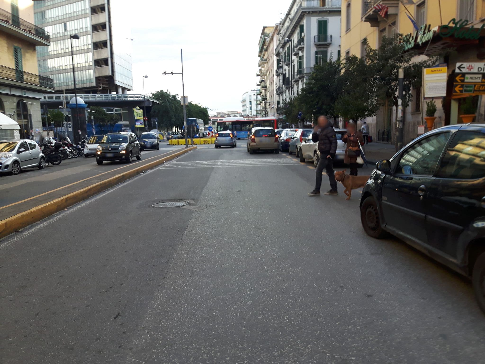 Street view near Hotel Eden, Naples — © antoninolitrico (CC BY-SA · Mapillary)