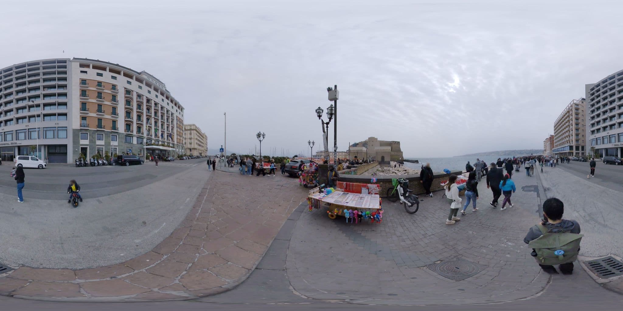 Street view near Grand Hotel Vesuvio, San Ferdinando — © mapconcierge (CC BY-SA · Mapillary)