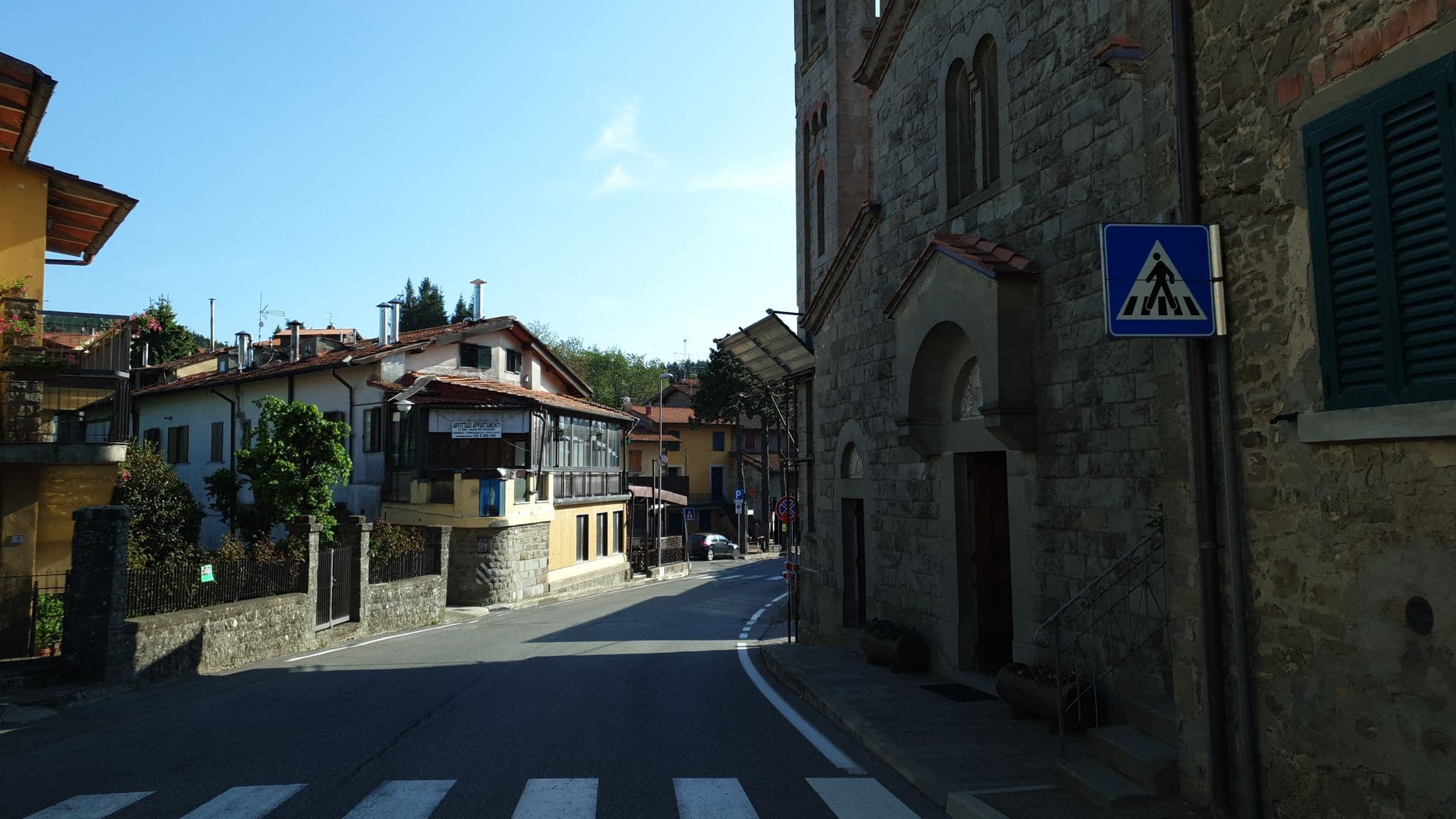 Street view near Ospitale di San Domenico, Pelago — © jopparn (CC BY-SA · Mapillary)