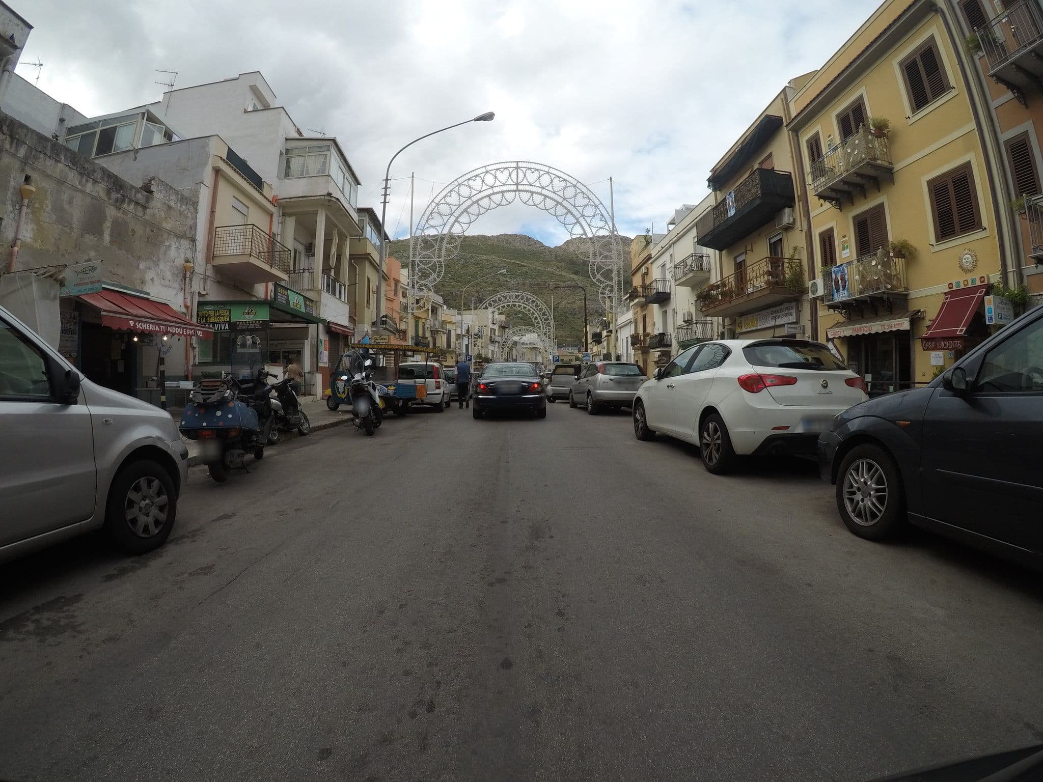 Street view near Palermo Mare Holidays, Sferracavallo — © chrisbeddow (CC BY-SA · Mapillary)