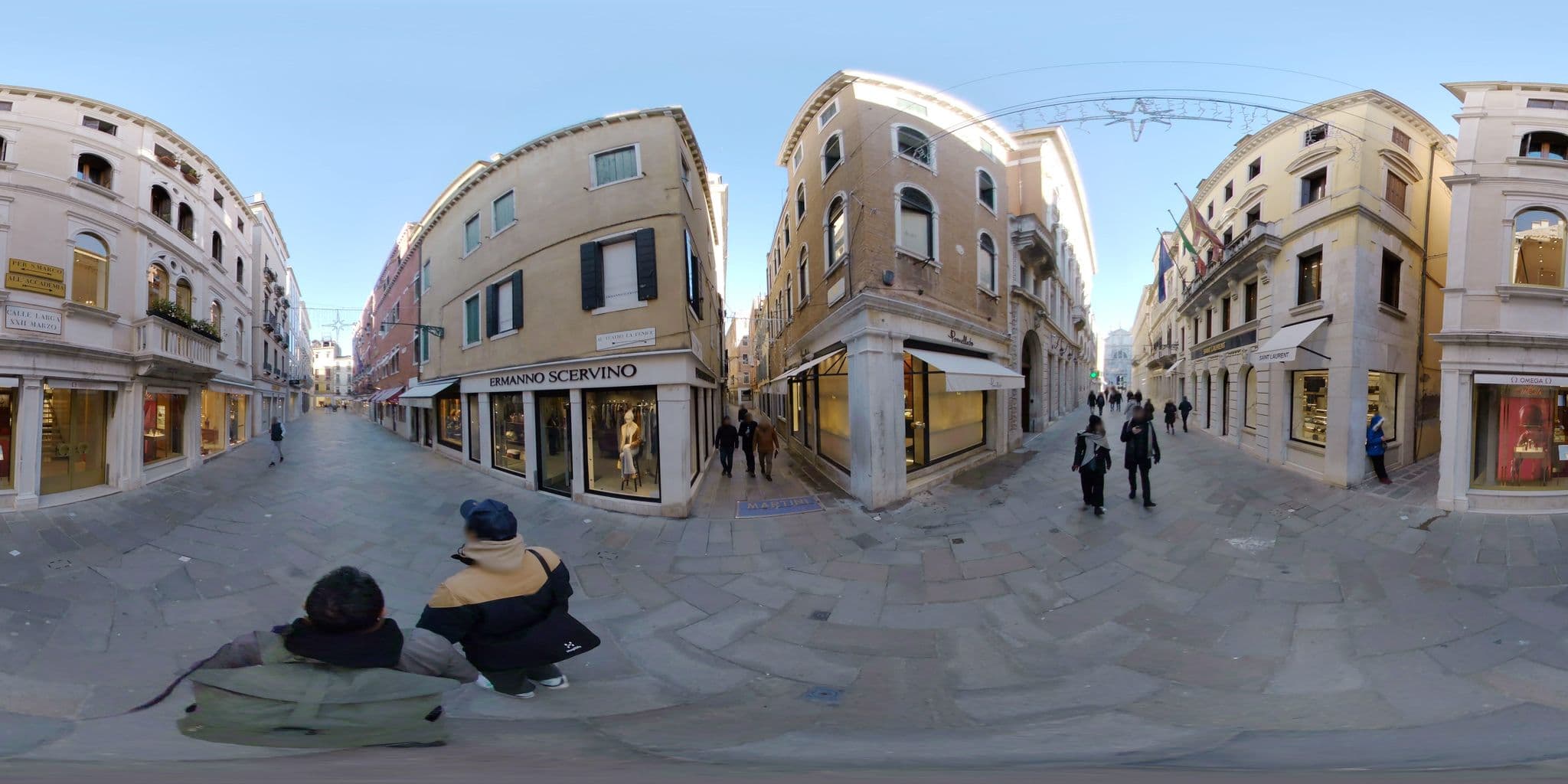Street view near Ca' Rosaroll, Venice