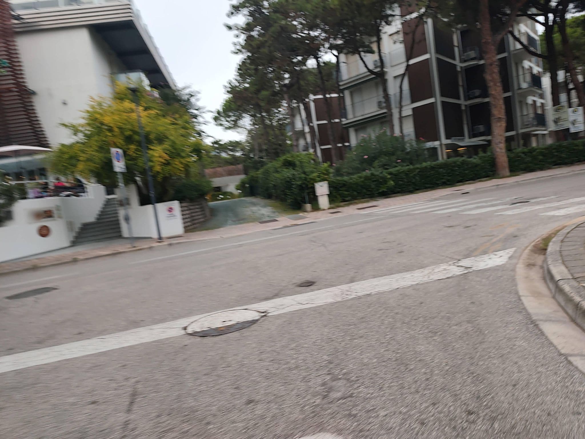 Street view near Anapaya, Lignano Sabbiadoro