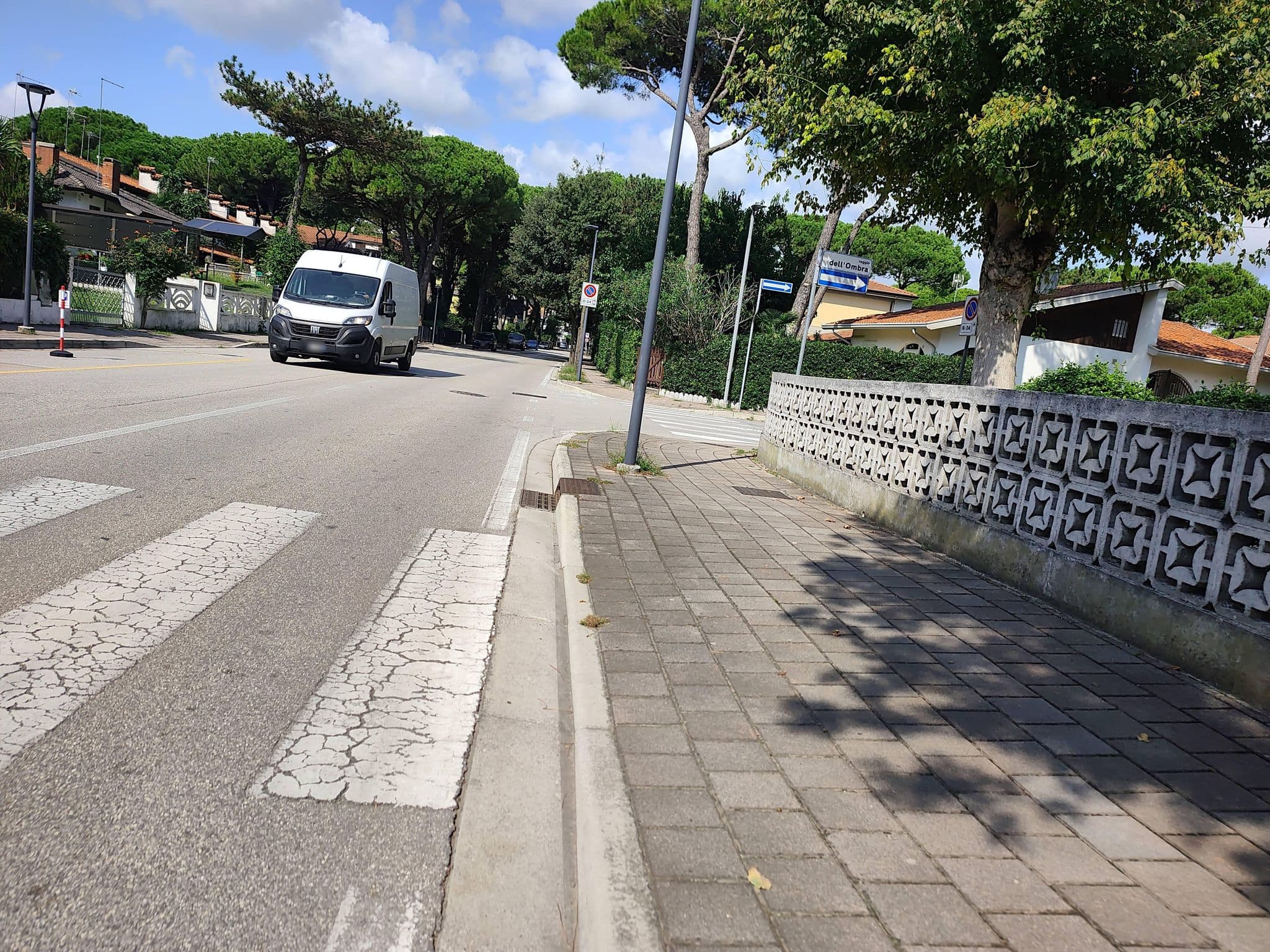Street view near Rosa Dei Venti, Lignano Sabbiadoro