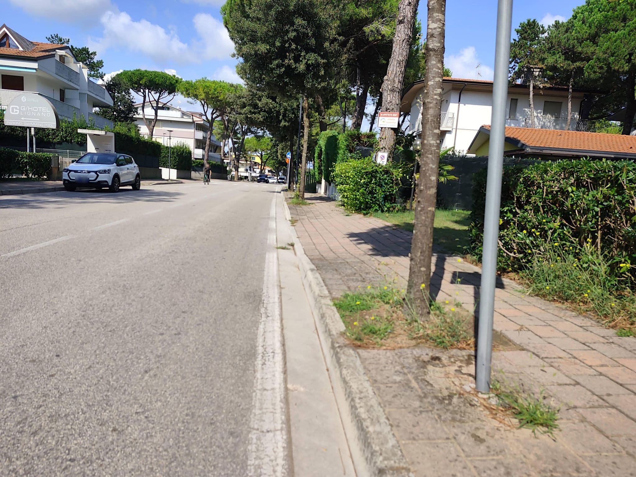 Street view near G/Hotel, Lignano Sabbiadoro
