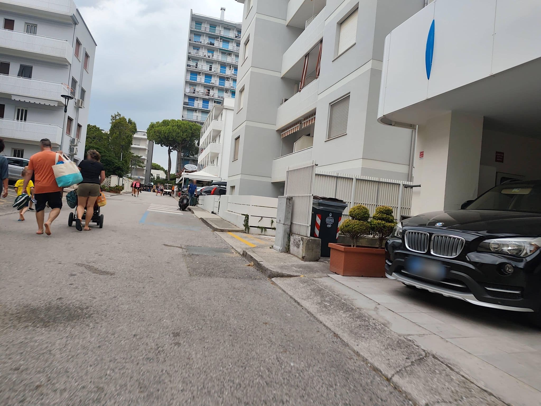 Street view near Salus, Lignano Sabbiadoro
