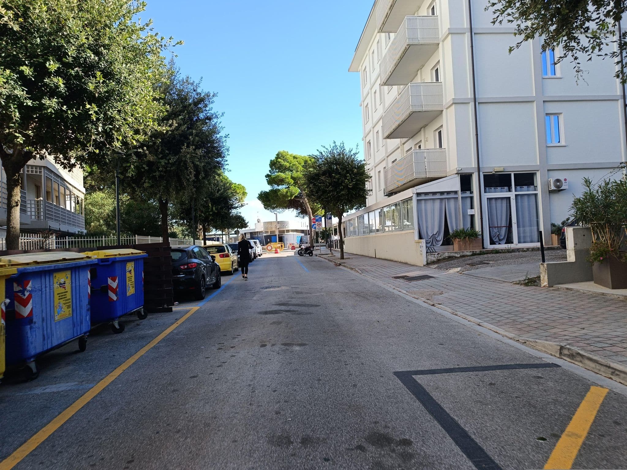 Street view near Bahia, Lignano Sabbiadoro