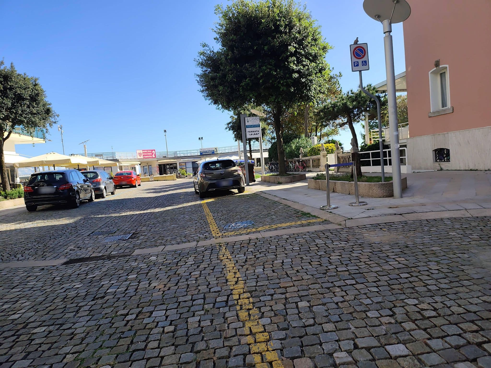 Street view near Marin, Lignano Sabbiadoro