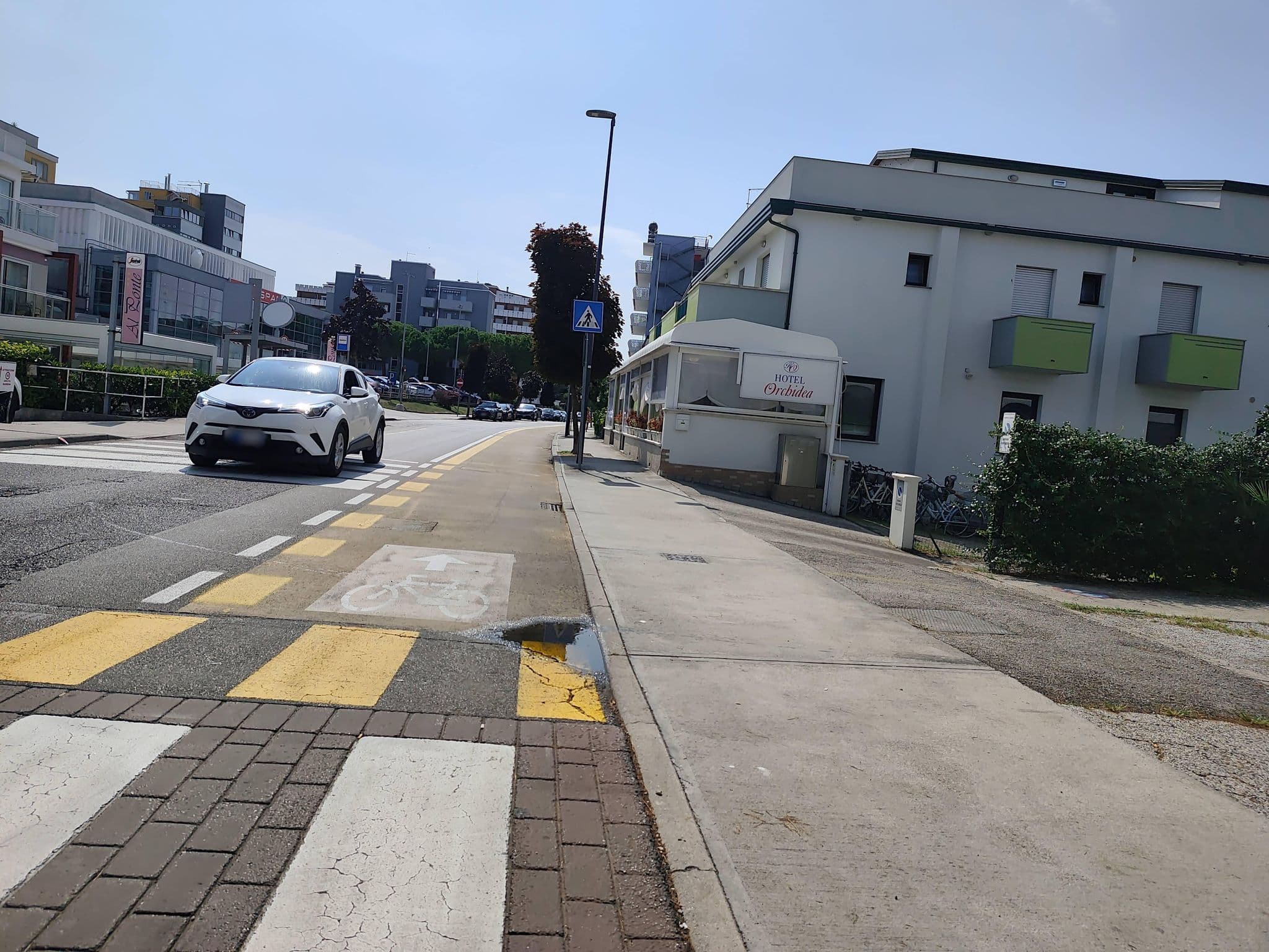 Street view near Al Ponte, Lignano Sabbiadoro