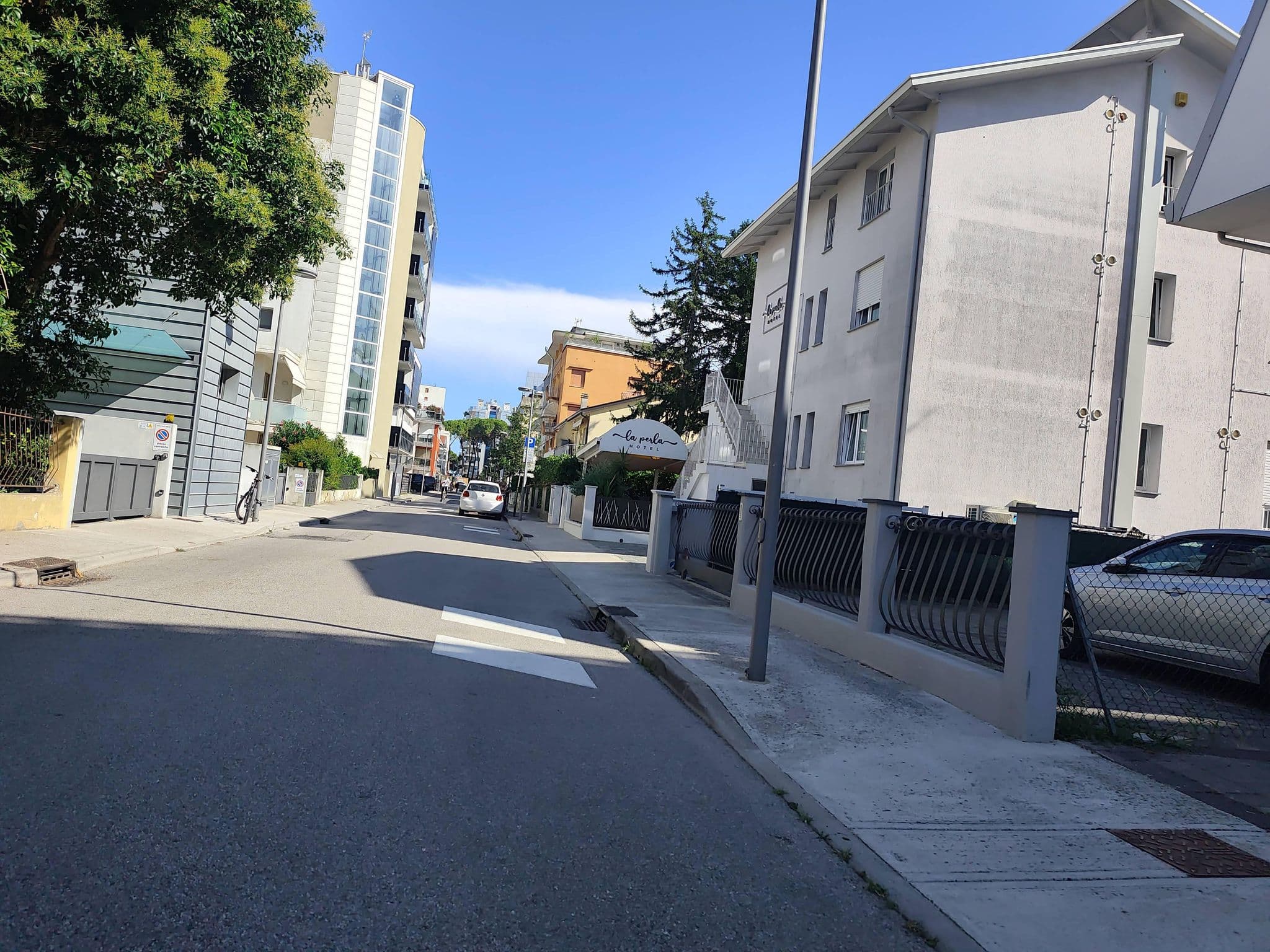 Street view near La Perla, Lignano Sabbiadoro
