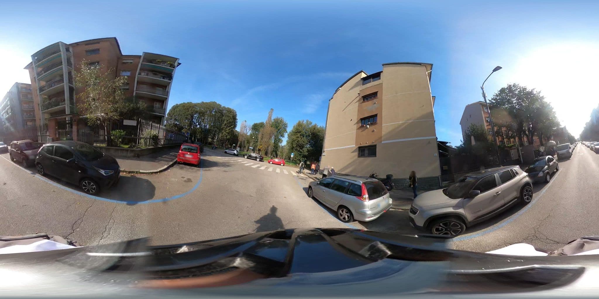 Street view near Eco Hotel Milano, Quarto Oggiaro — © jacopofar (CC BY-SA · Mapillary)