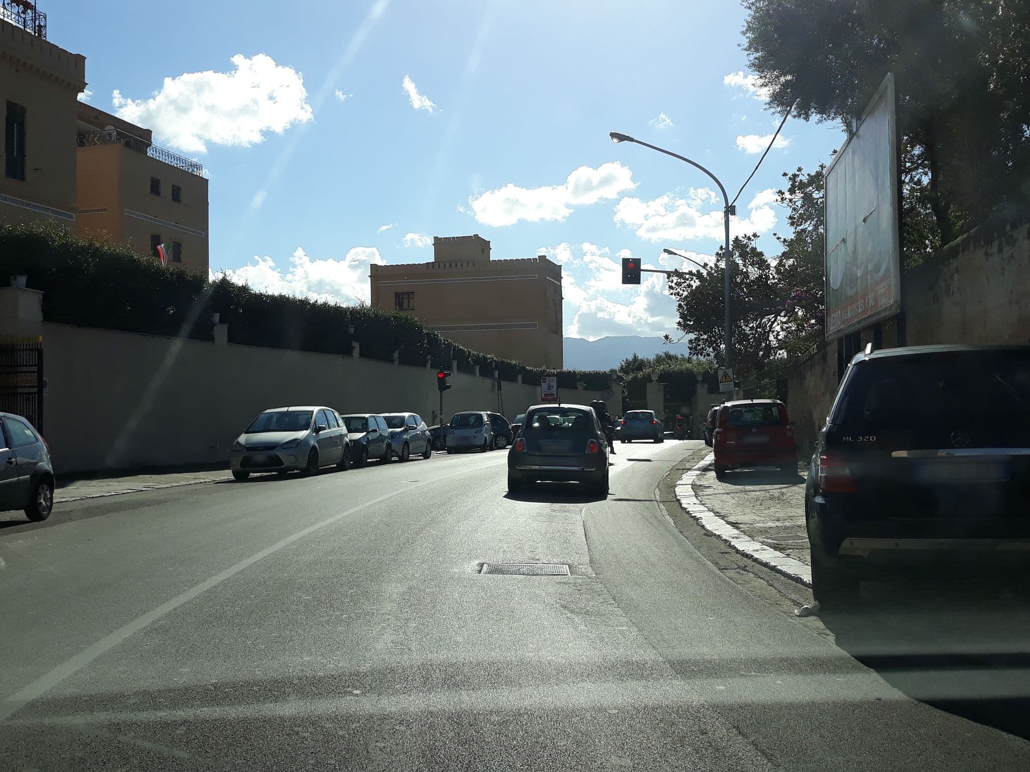 Street view near Villa Igiea Hilton, Palermo