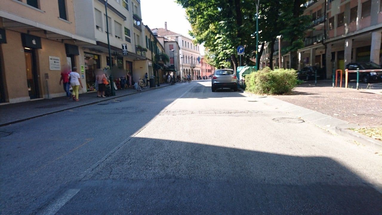 Street view near Hotel Garibaldi, Mestre