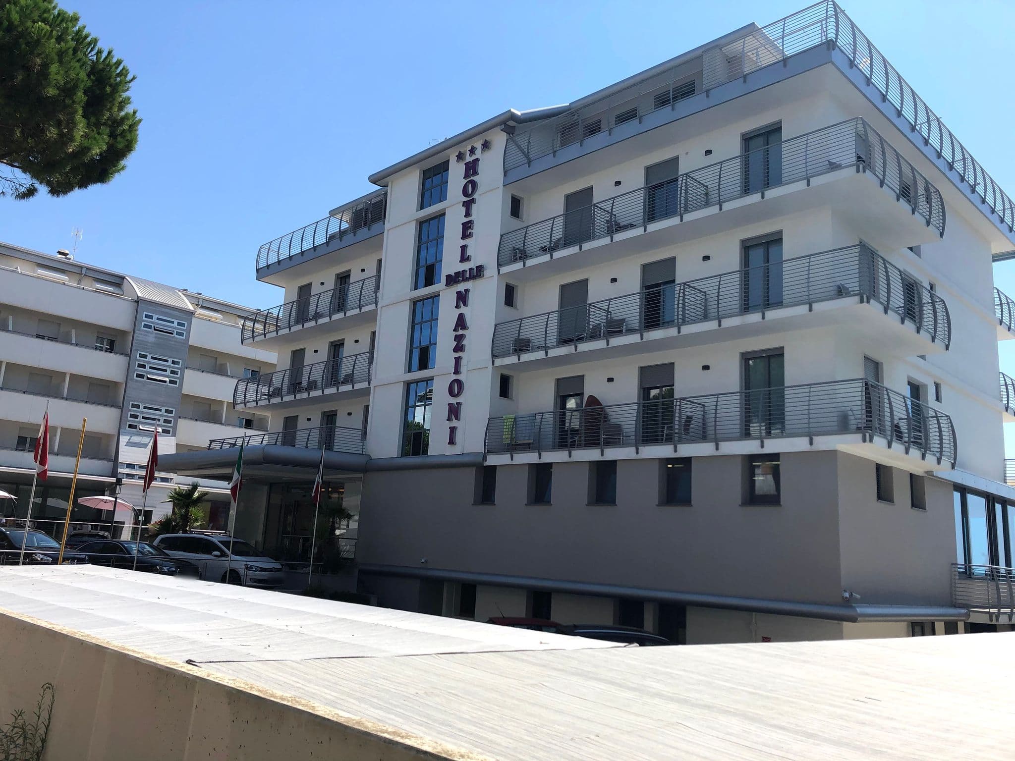 Street view near Hotel delle Nazioni, Caorle
