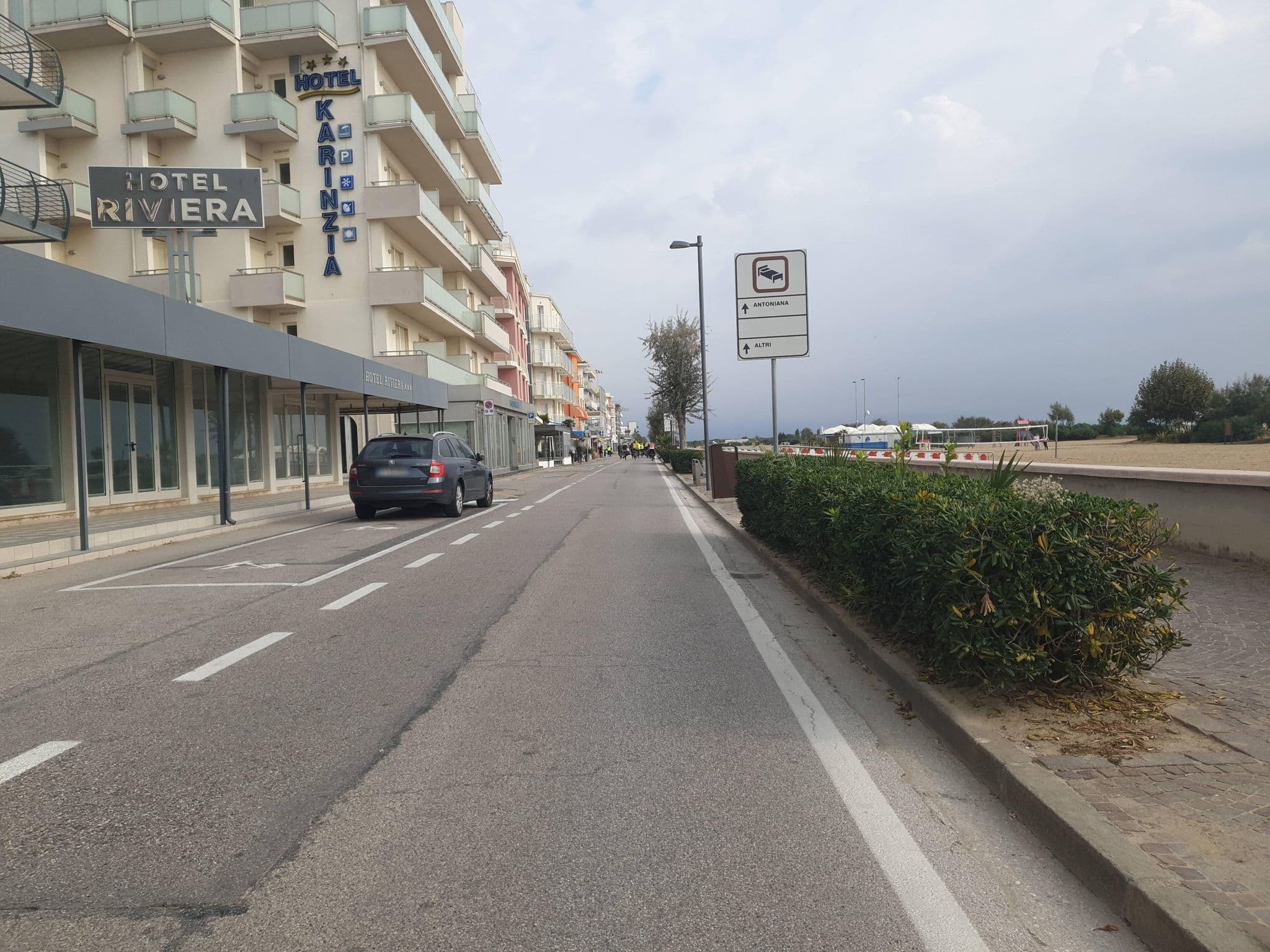 Street view near Riviera, Caorle