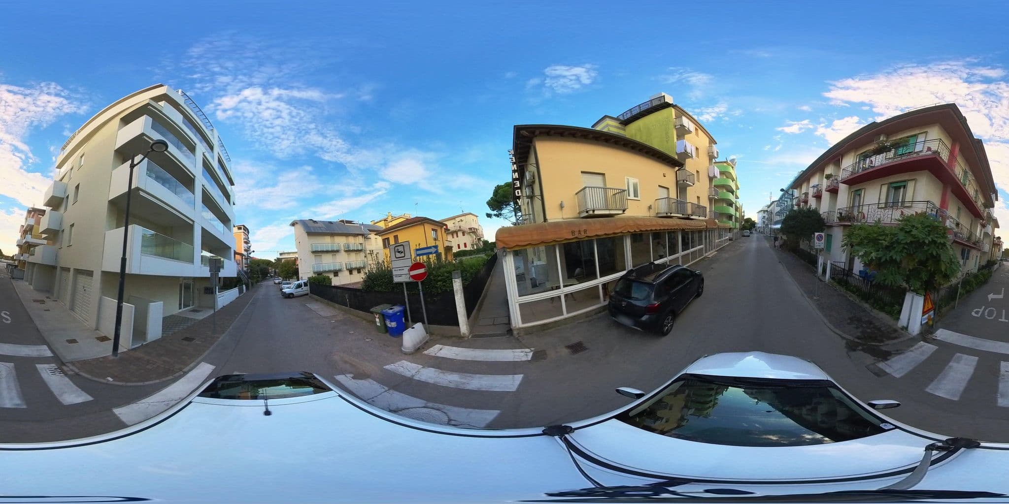 Street view near Hotel Kennedy, Caorle