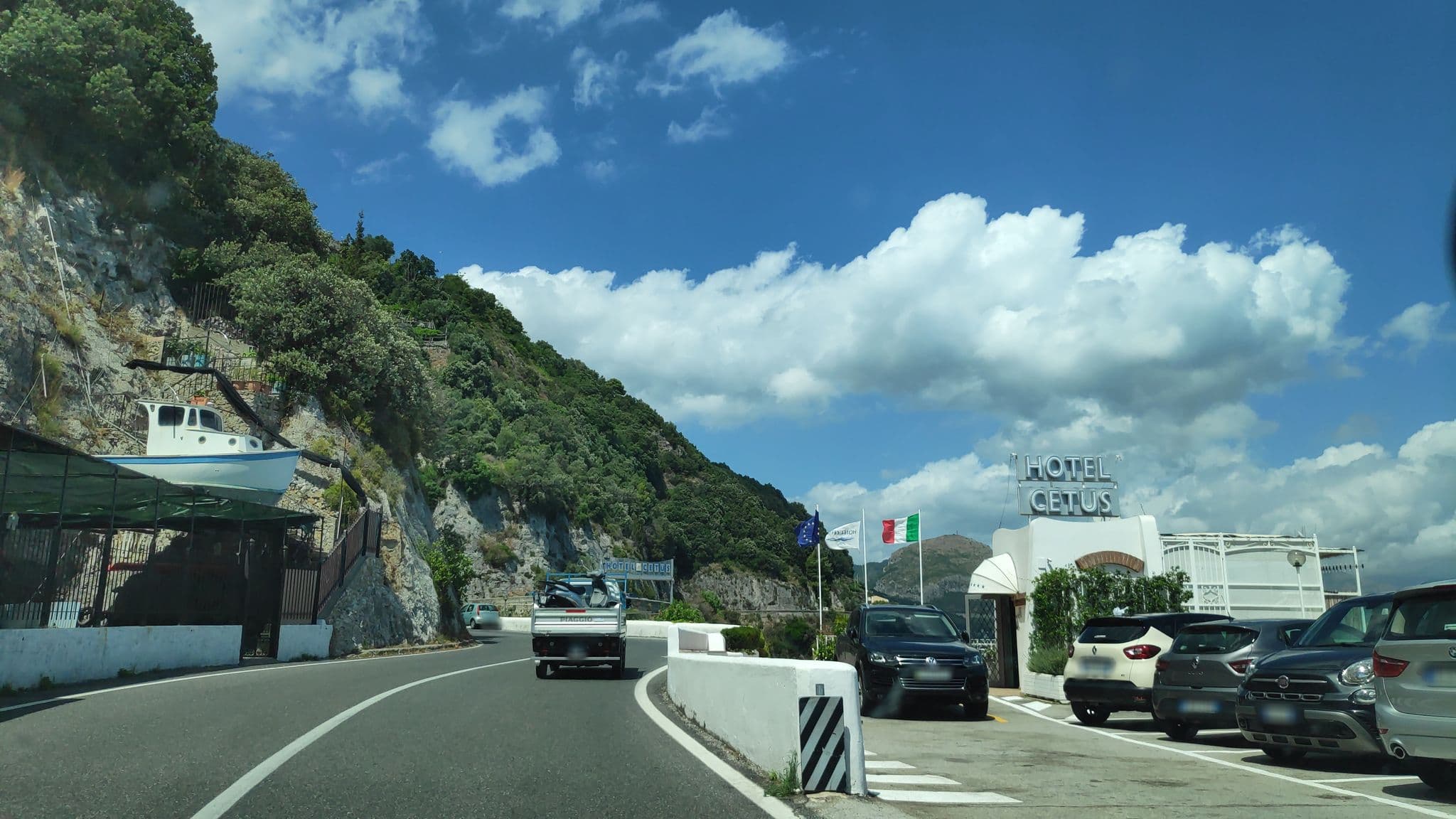 Street view near Hotel Cetus, Cetara — © marcuscalabresus (CC BY-SA · Mapillary)