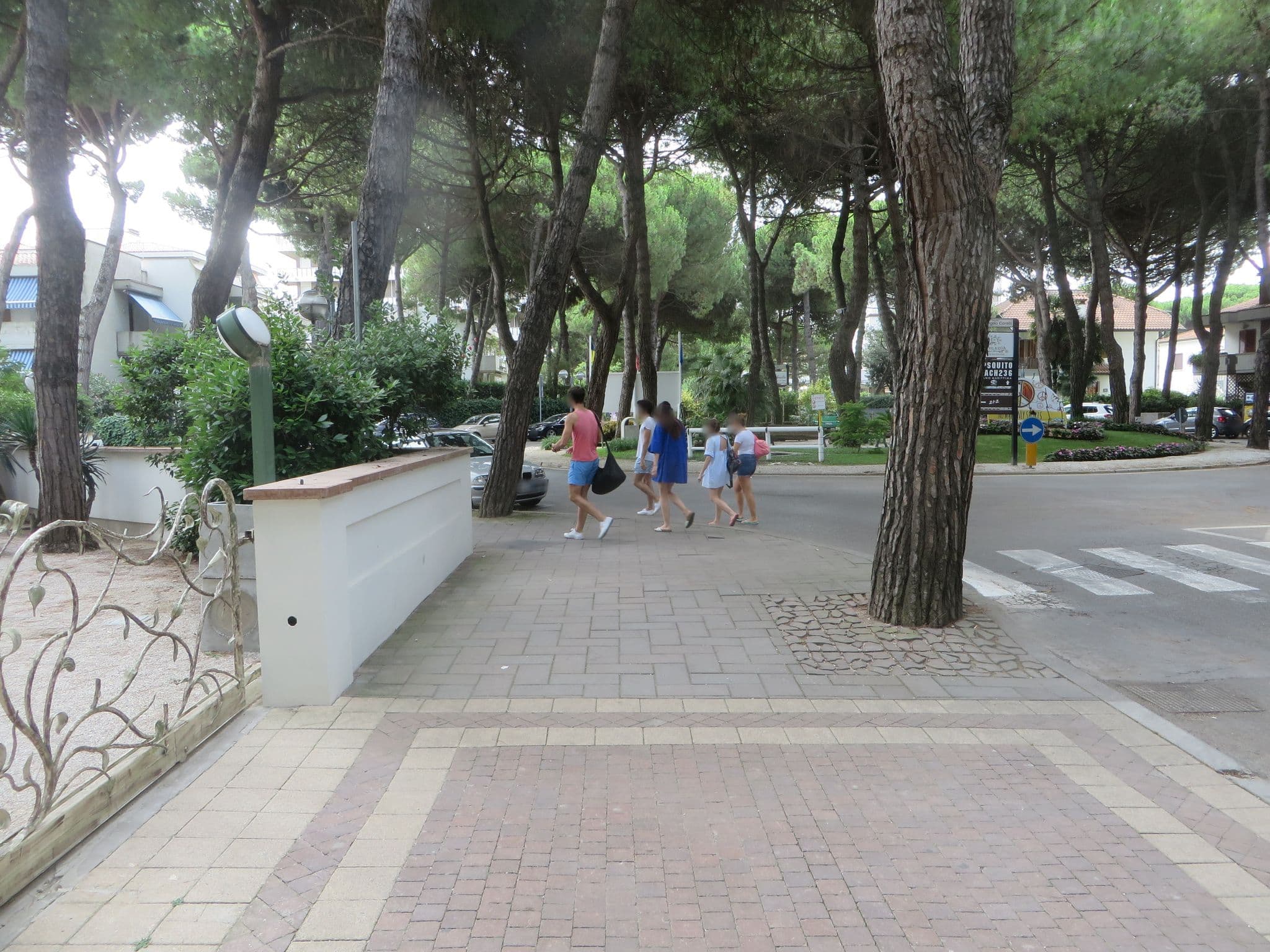 Street view near Hotel Aurelia, Milano Marittima
