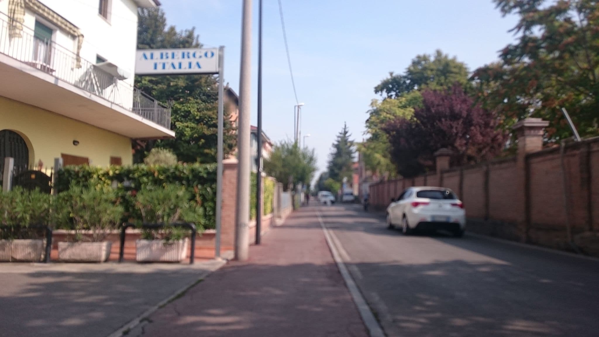 Street view near Hotel Italia, Reggio nell'Emilia
