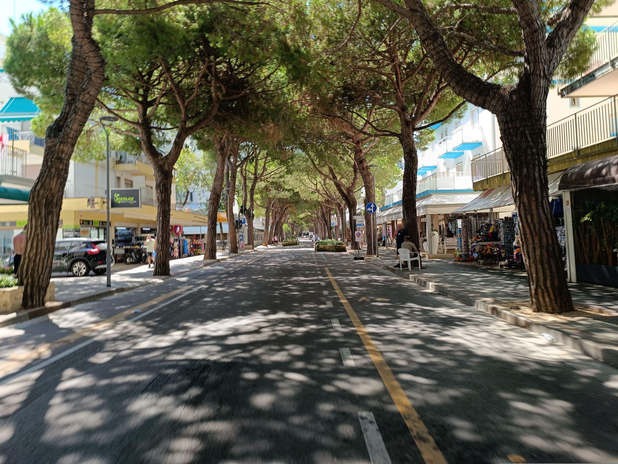Street view near Canova, Lido di Jesolo