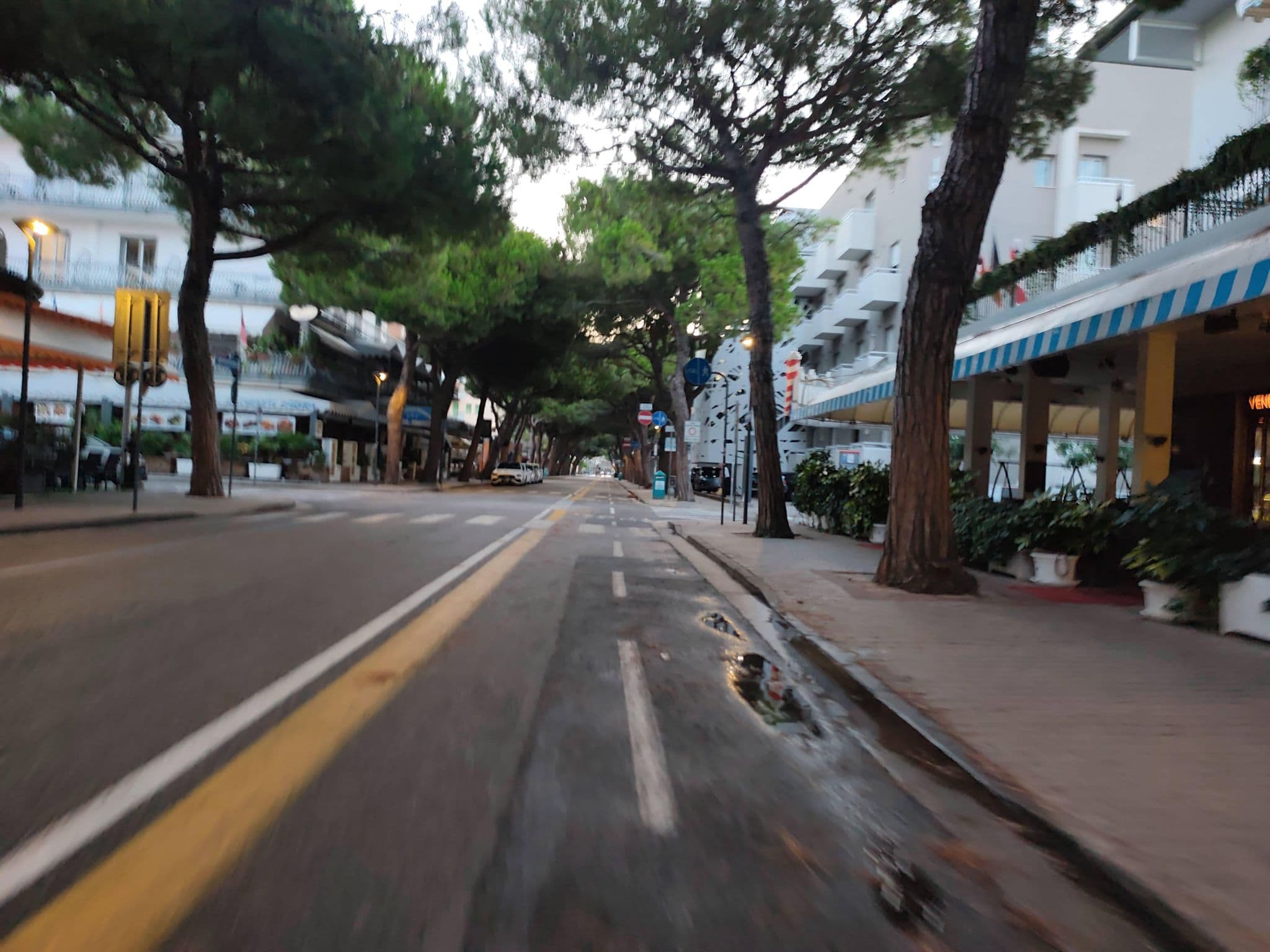 Street view near Venezia, Lido di Jesolo