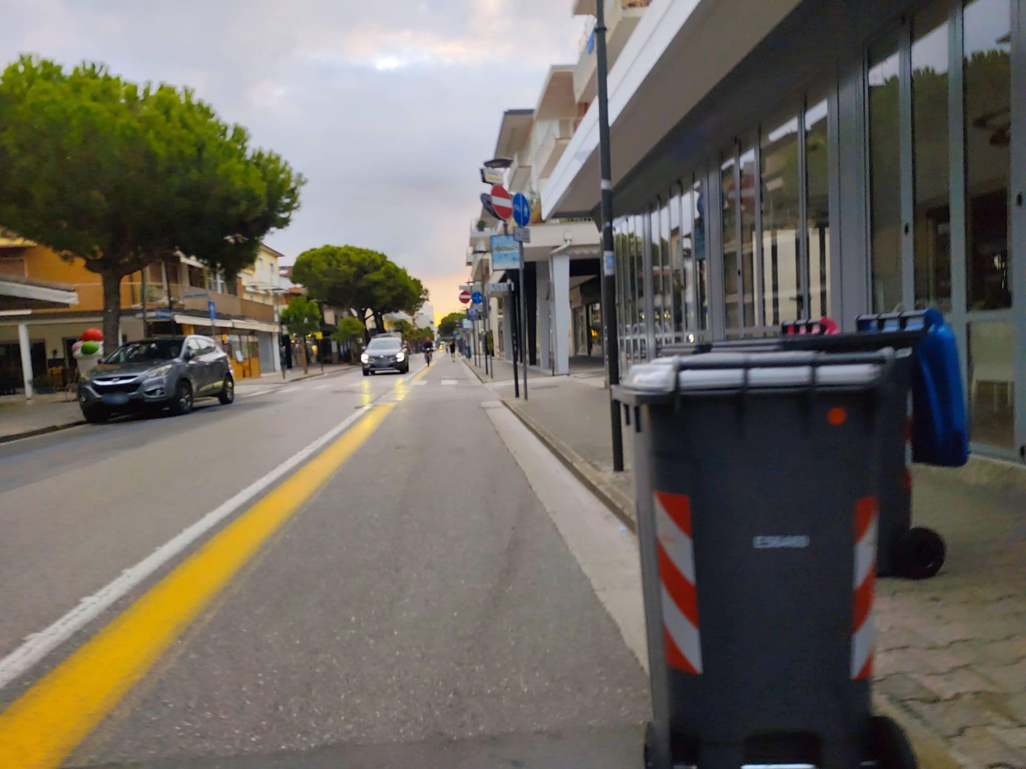 Street view near Villa Serena, Lido di Jesolo