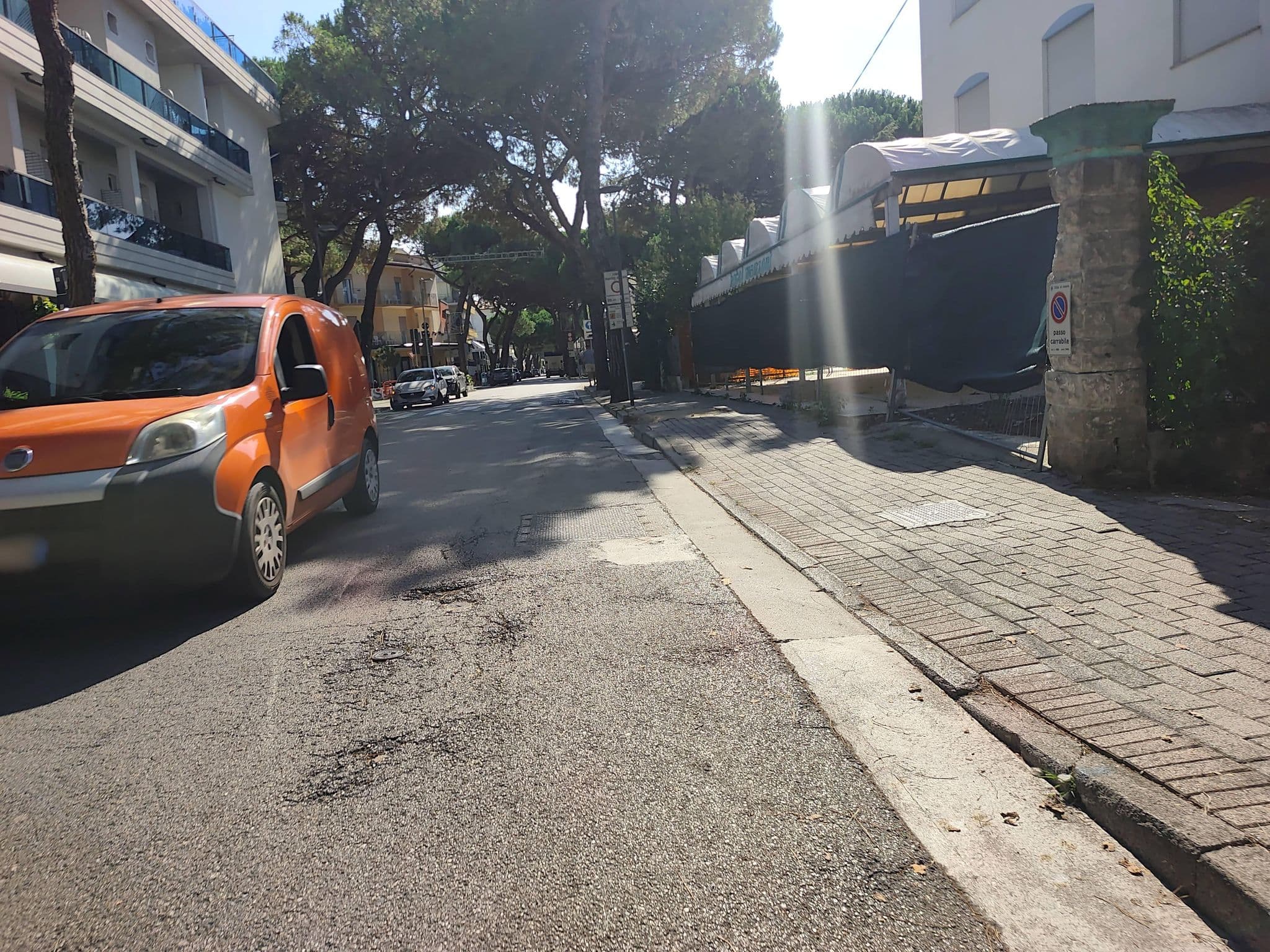 Street view near Astromare, Lido di Jesolo