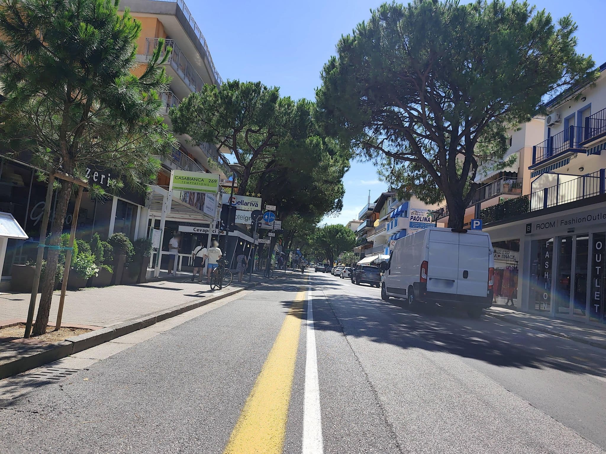 Street view near Cristina, Lido di Jesolo