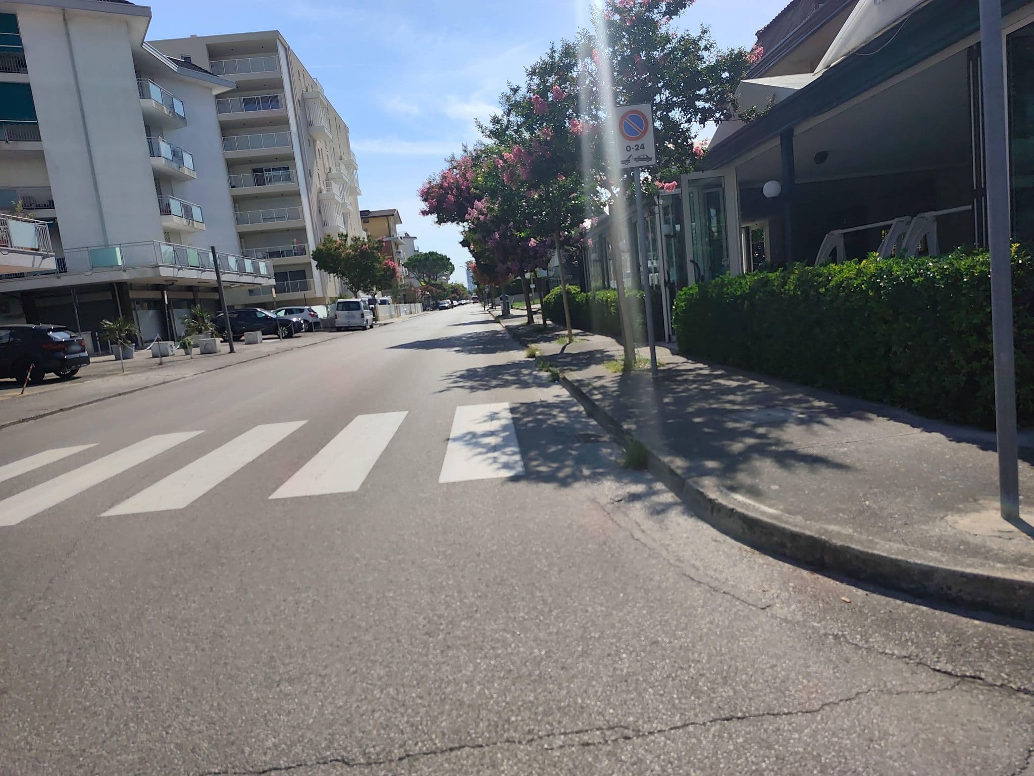 Street view near Villa Rado, Lido di Jesolo