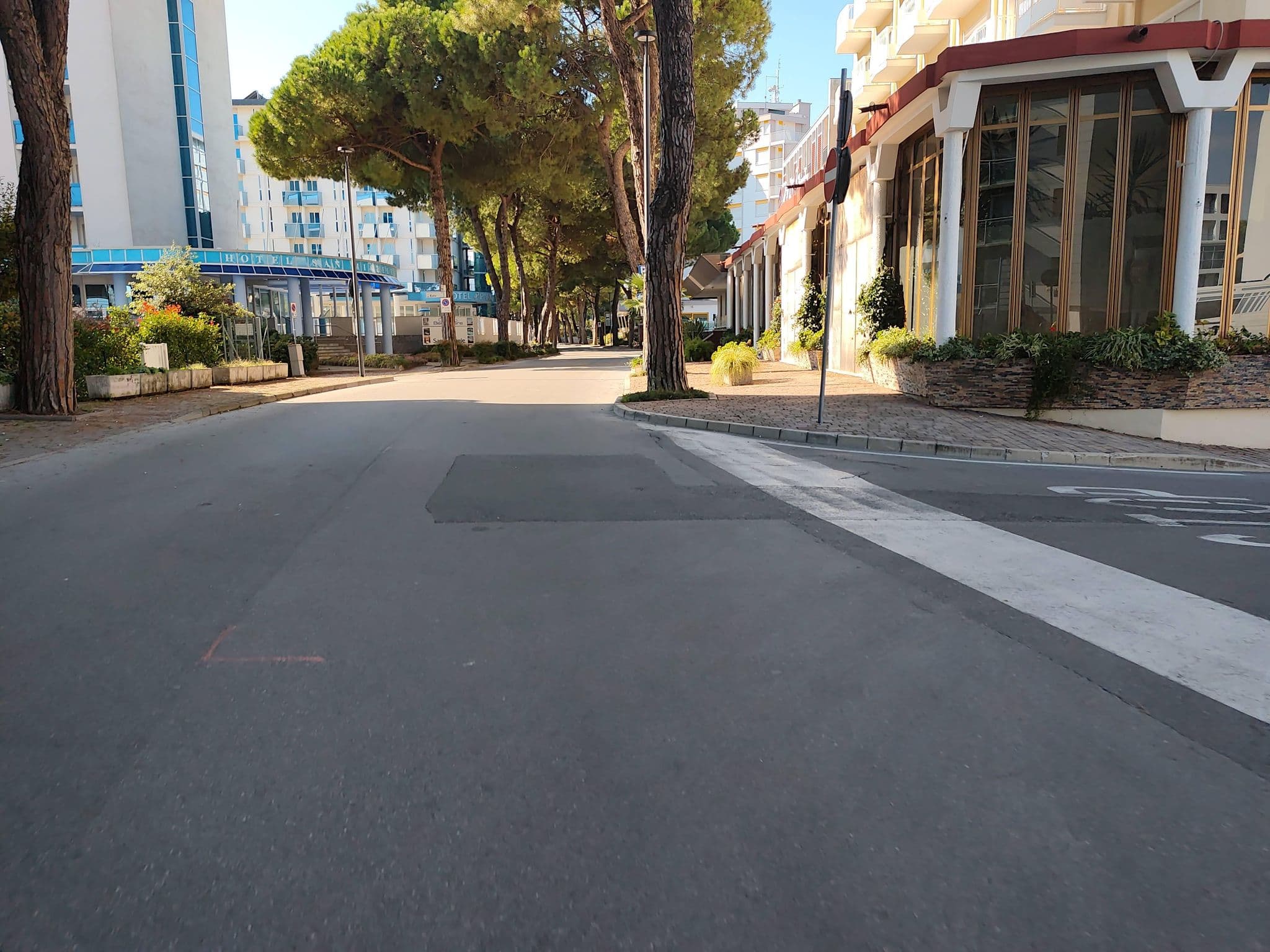 Street view near Ariston, Bibione