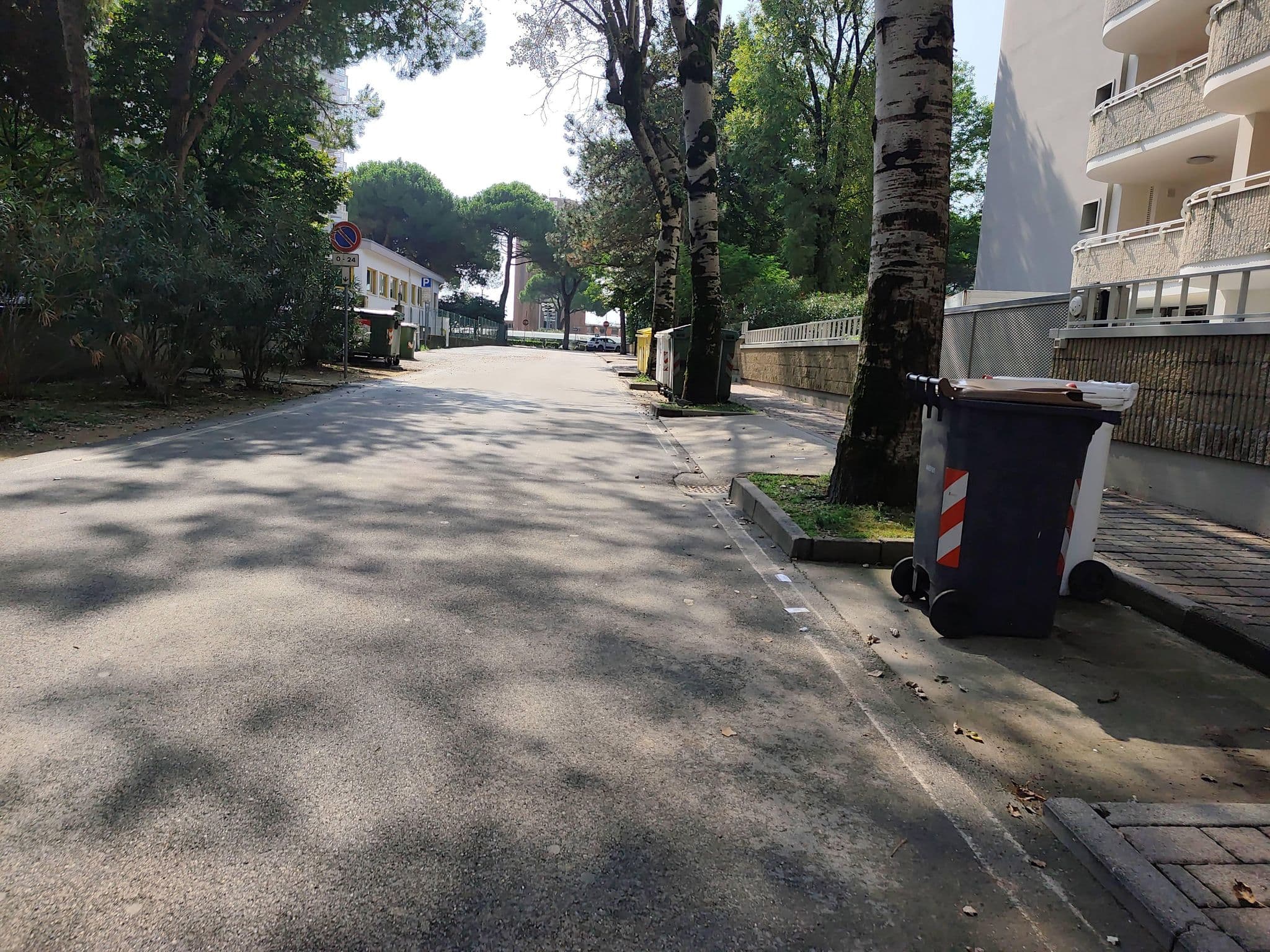 Street view near Residence Serenissima, Bibione