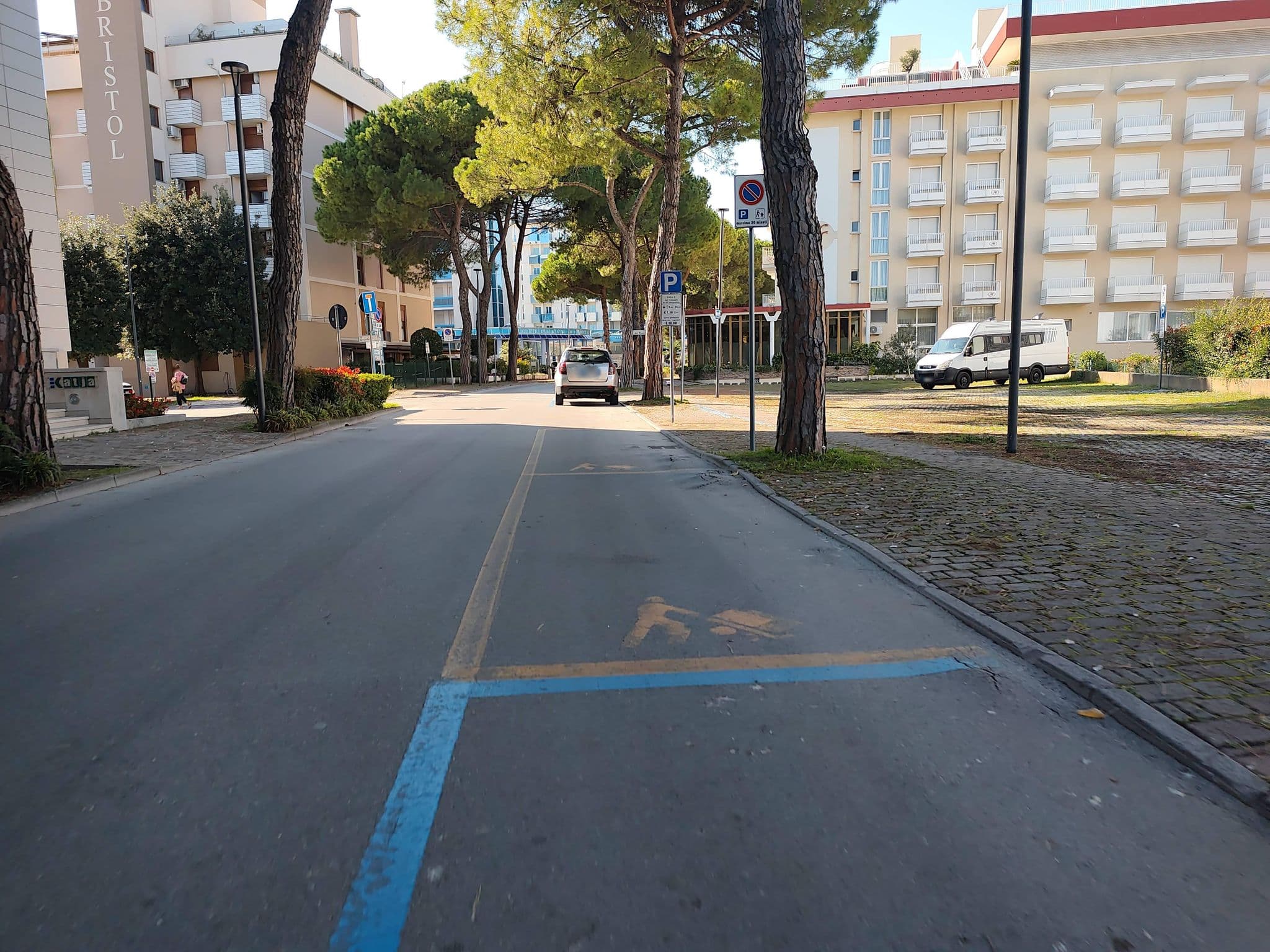 Street view near Katja, Bibione