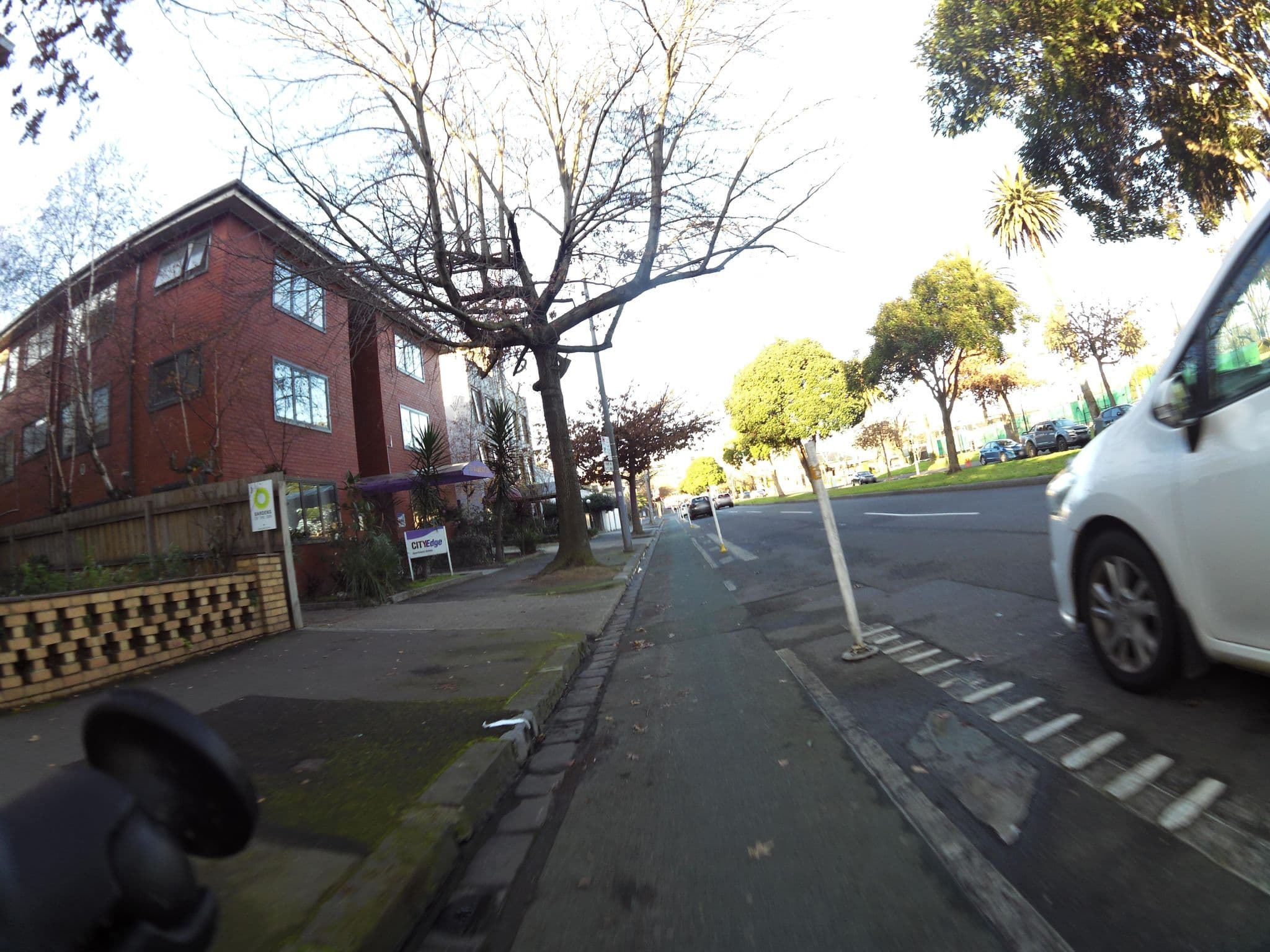Street view near City Edge, East Melbourne — © skillsy (CC BY-SA · Mapillary)
