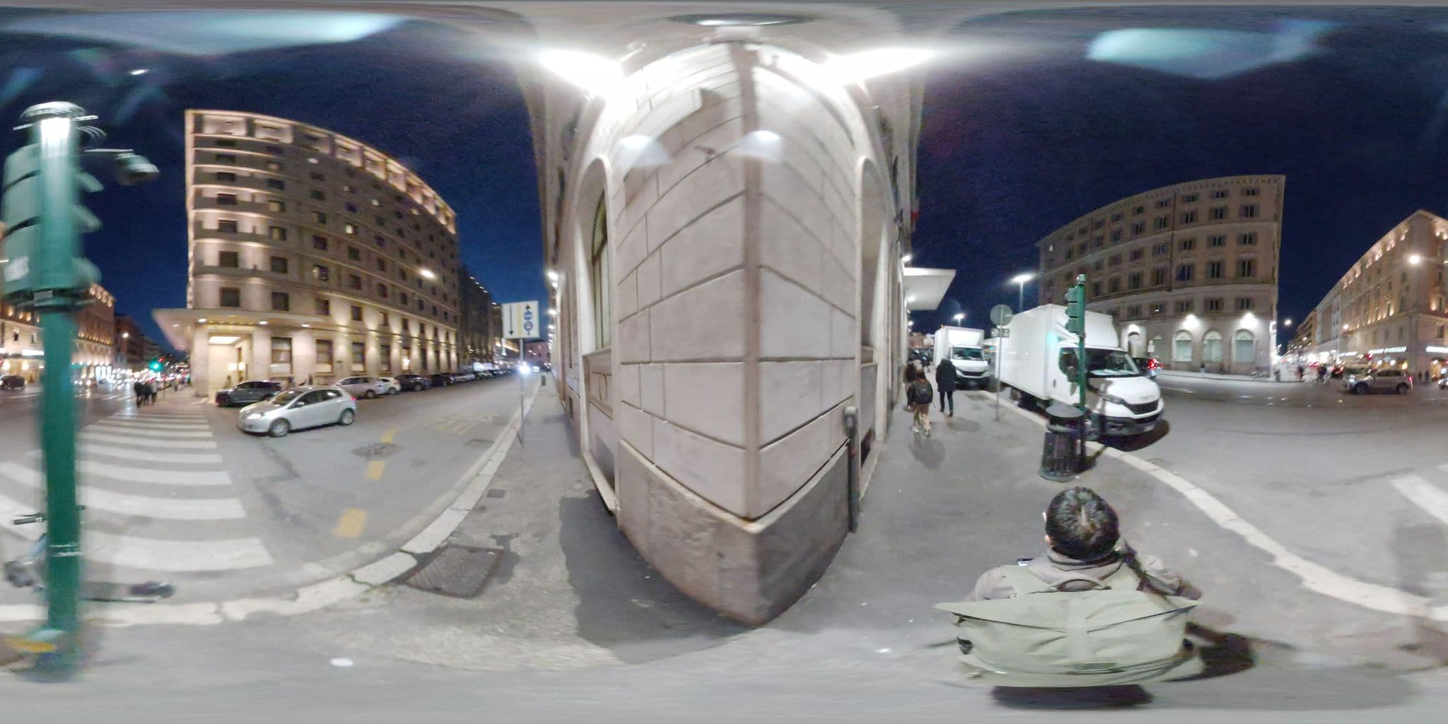 Street view near Hotel Mediterraneo, Monti