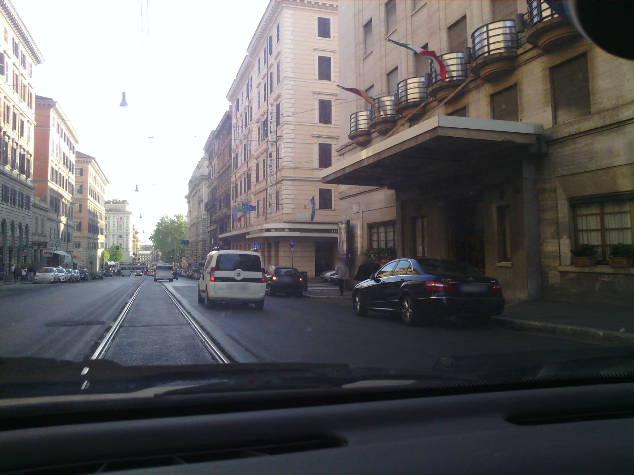 Street view near Hotel Atlantico, Monti